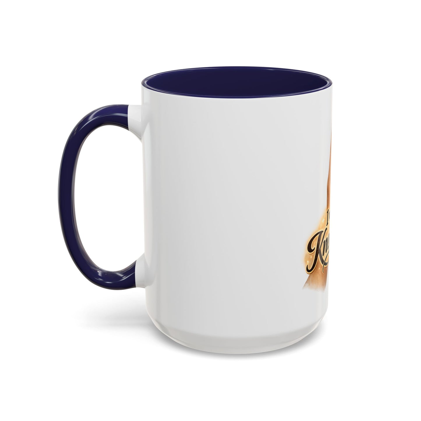 I Need My Knee Time Prayer Coffee Mug — Religious Prayer Hands Accent Mug