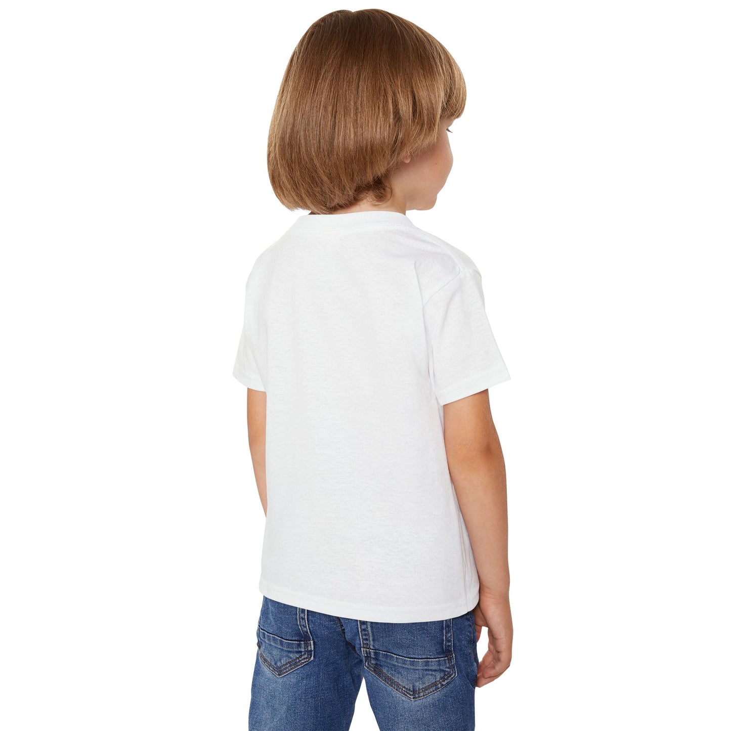 Toddler T-Shirt — “Happy 250th America!” Patriotic Retro Script Tee