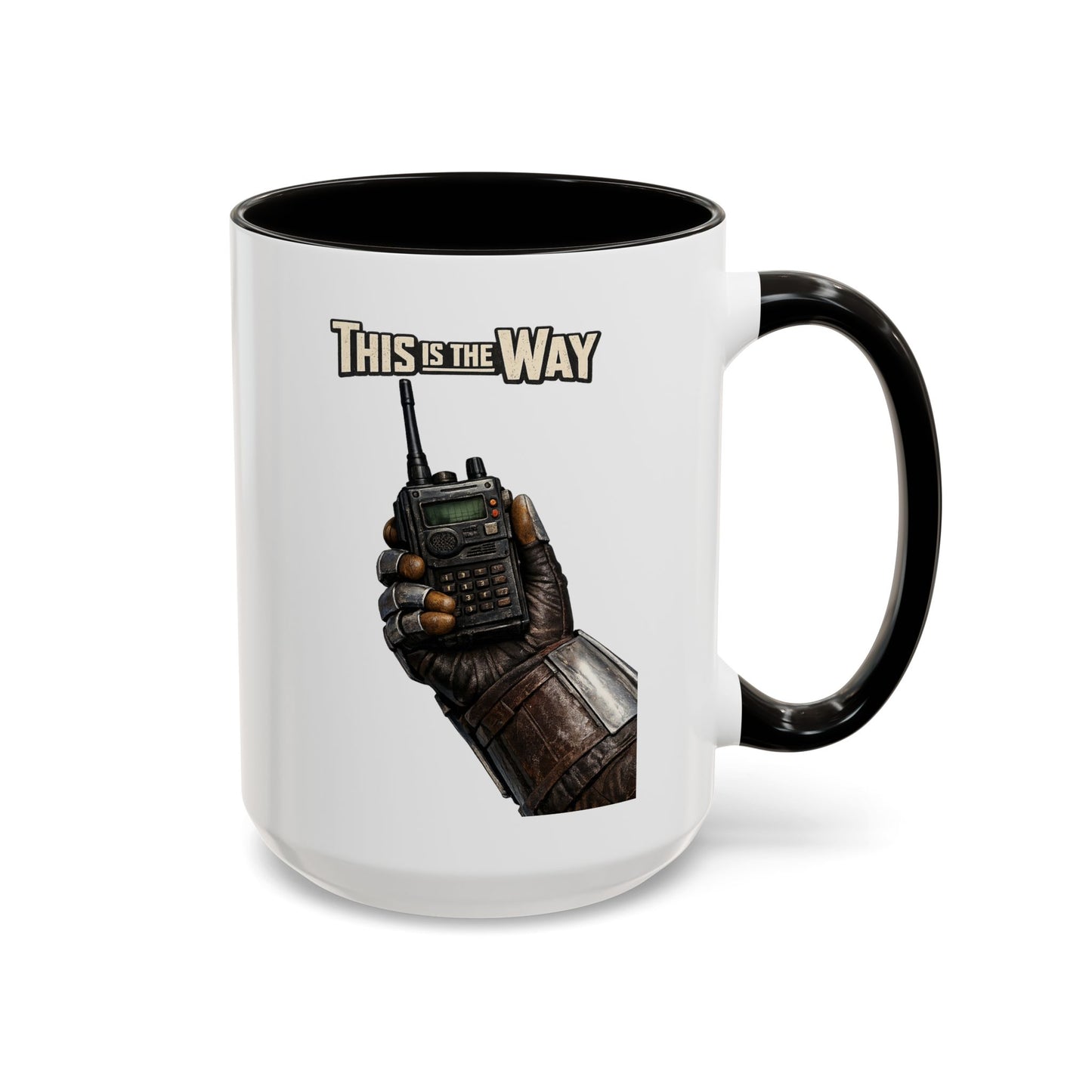 This Is The Way Mug — Mandalorian Radio Hand Coffee Cup (11oz & 15oz)