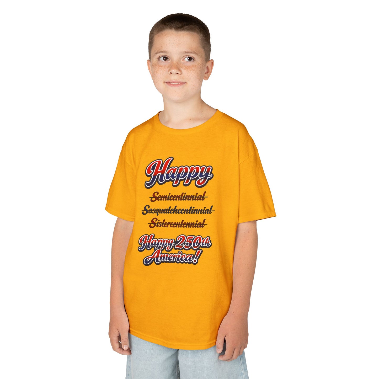 Kids Tee — Bold 250th Celebration Tee-Shirt