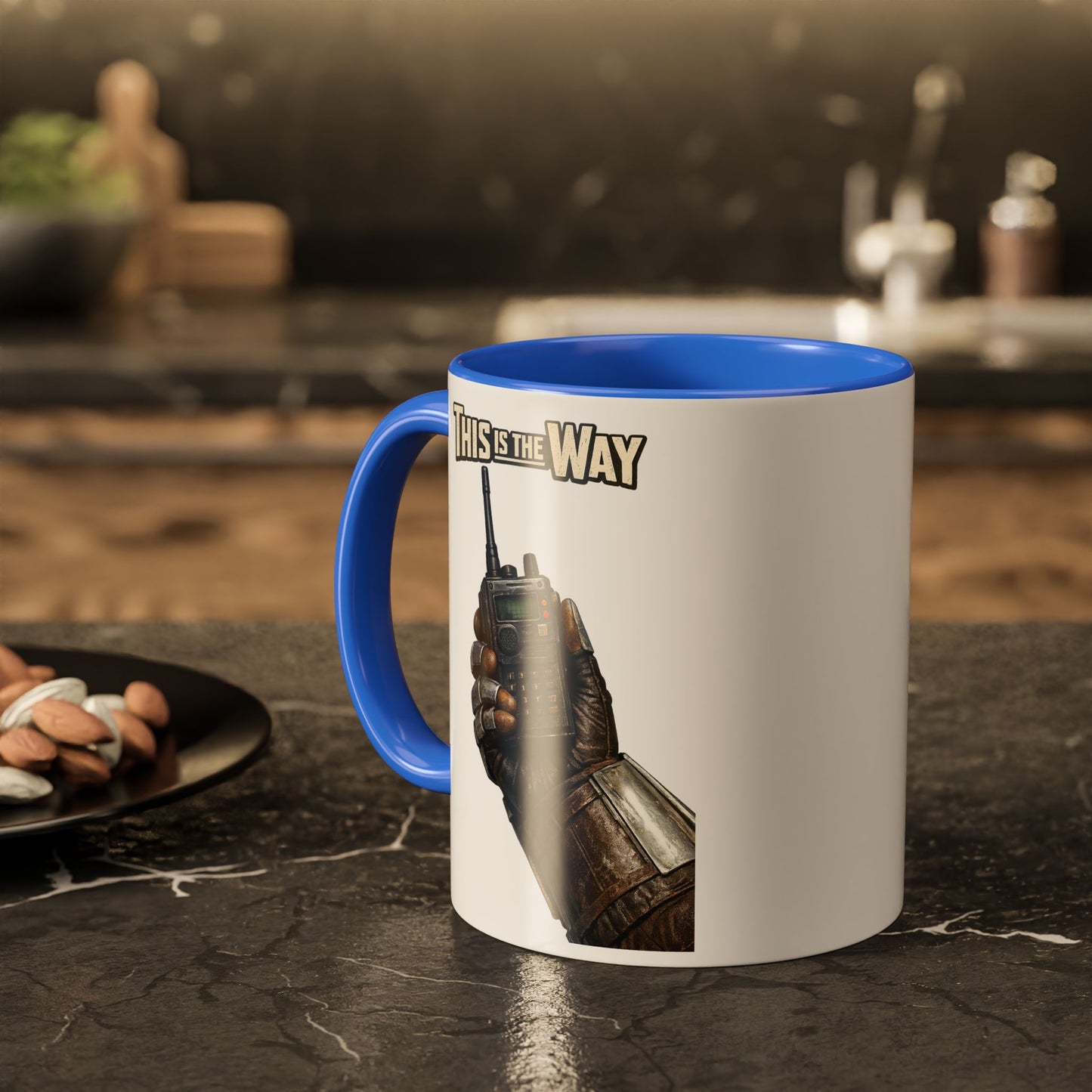 This Is The Way Mug — Mandalorian Radio Hand Coffee Cup (11oz & 15oz)