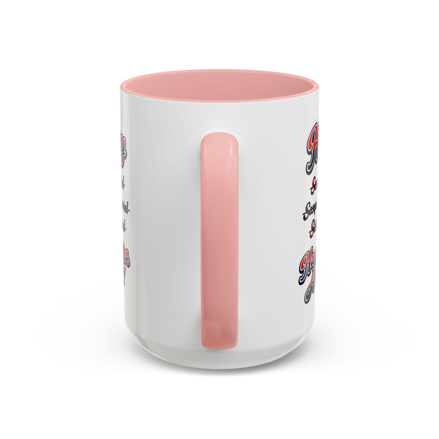 250th America Coffee Mug – "Happy 250th America!" Patriotic Accent Mug
