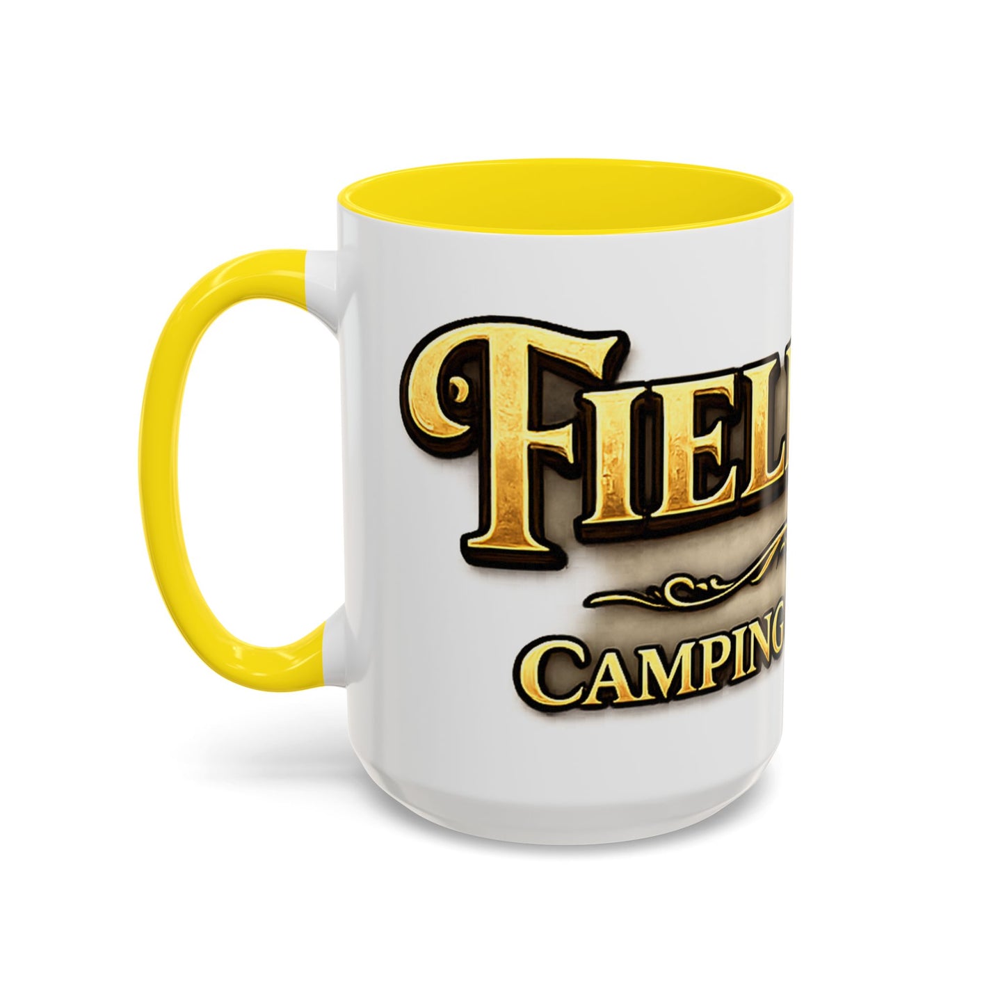 Field Day Coffee Mug — Funny ‘Camping for Nerds’ Gamer & Fantasy Fan Gift (11/15oz Accent Mug)