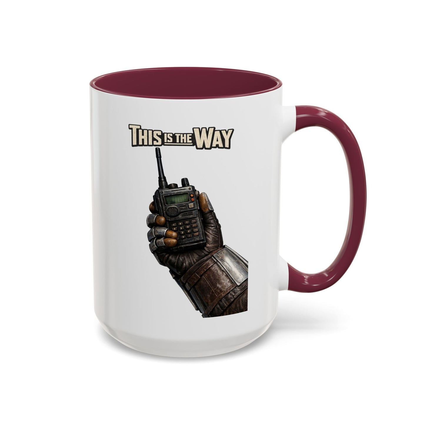 This Is The Way Mug — Mandalorian Radio Hand Coffee Cup (11oz & 15oz)