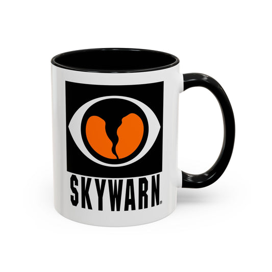 Skywarn Logo Accent Coffee Mug – Storm Spotter Weather Enthusiast Gift 11oz or 15oz