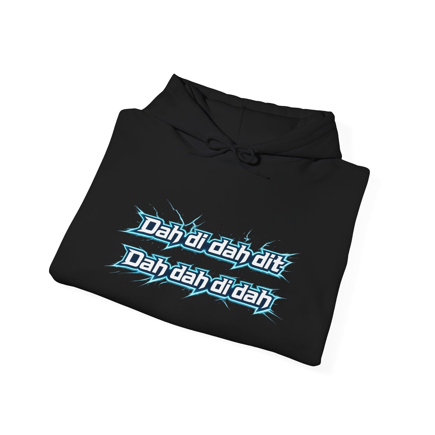 Lyric Bubble Hoodie — 'Dah di dah di dit / Dah dah di dah' Retro Text Sweatshirt