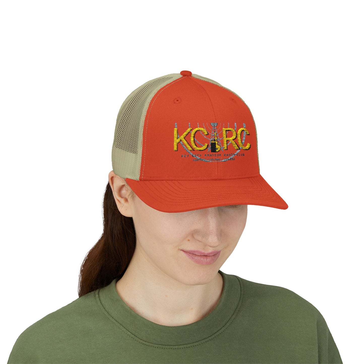 KCARC Embroidered Trucker Hat — Key City Amateur Radio Club Snapback
