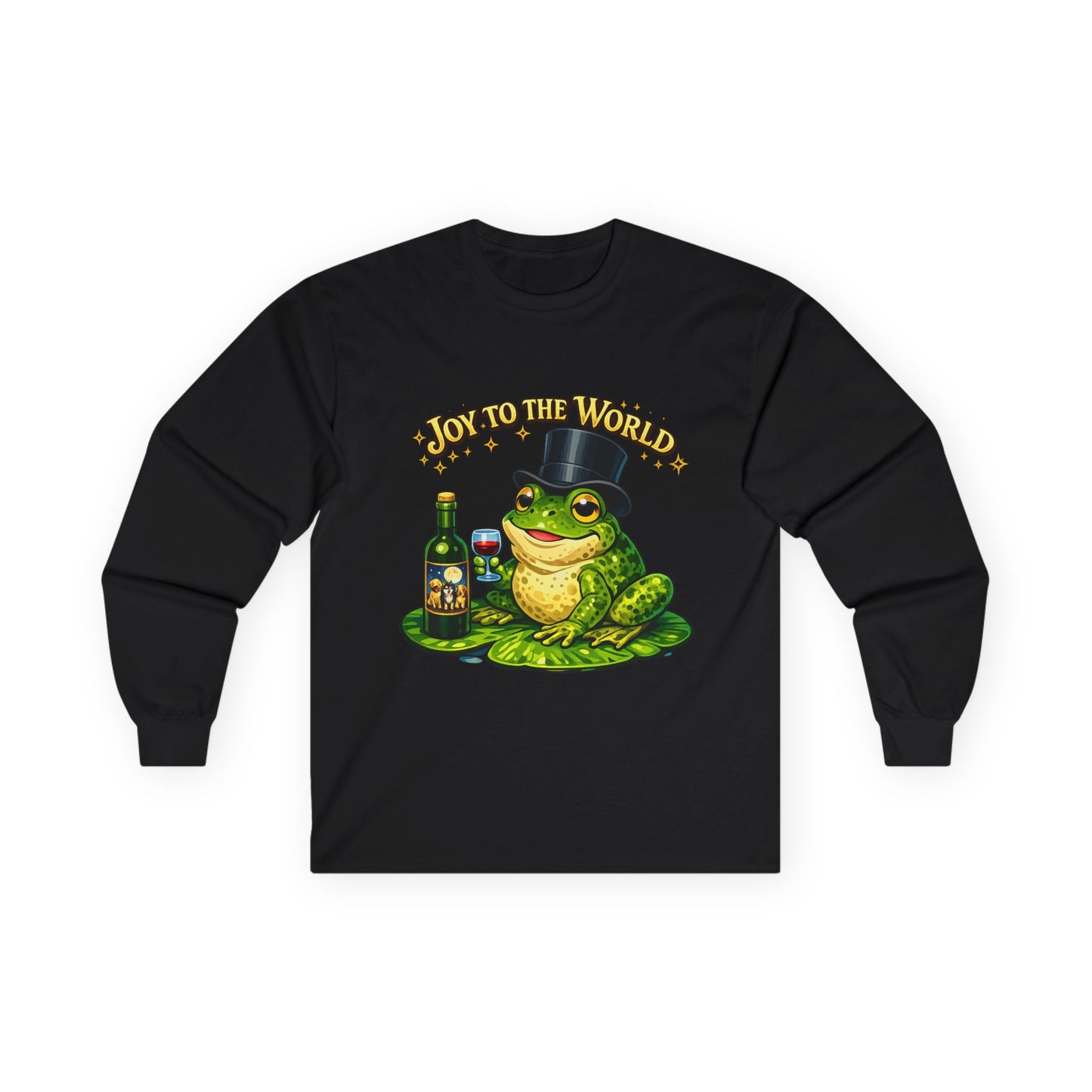 Joy to the World Frog Long Sleeve Tee