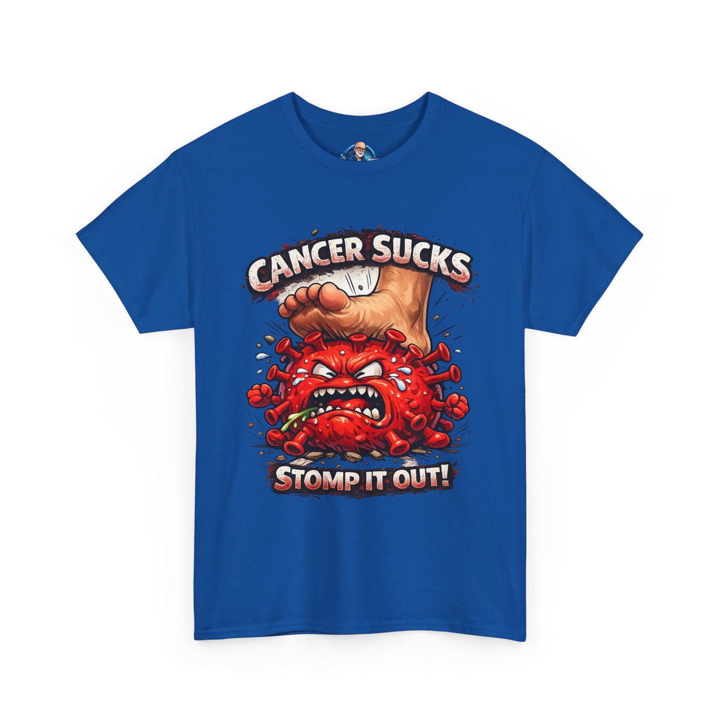 Cancer Sucks Tee — Stomp It Out Cancer Awareness T-Shirt