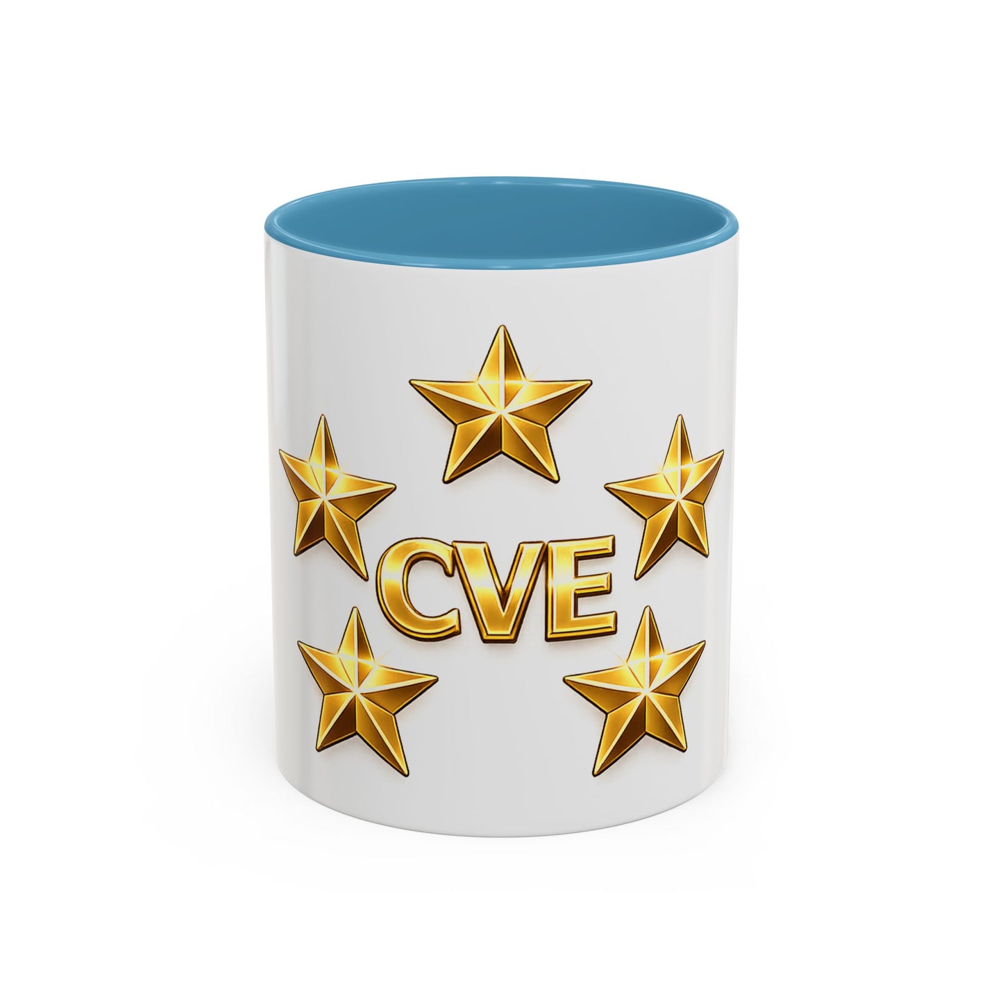 CVE Gold Star Coffee Mug — 11/15oz Accent Ceramic Mug
