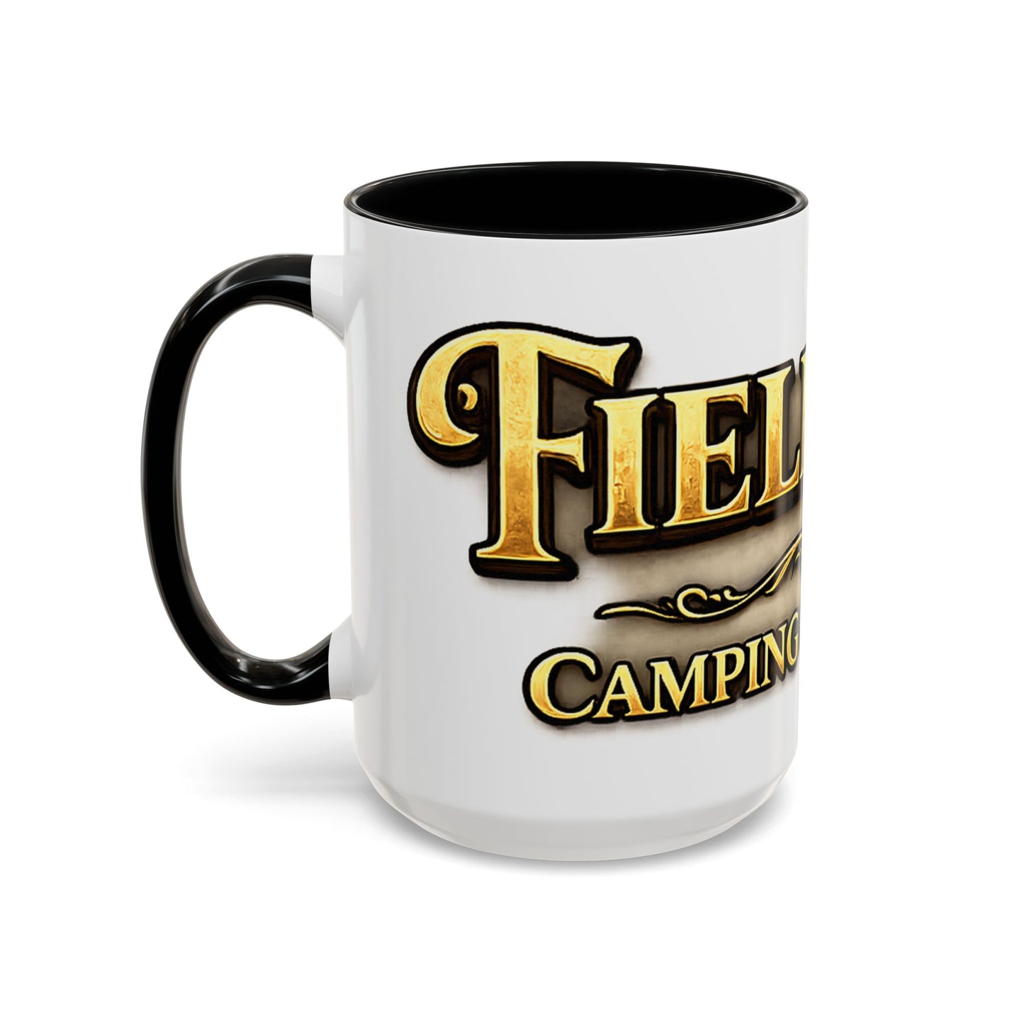 Field Day Coffee Mug — Funny ‘Camping for Nerds’ Gamer & Fantasy Fan Gift (11/15oz Accent Mug)