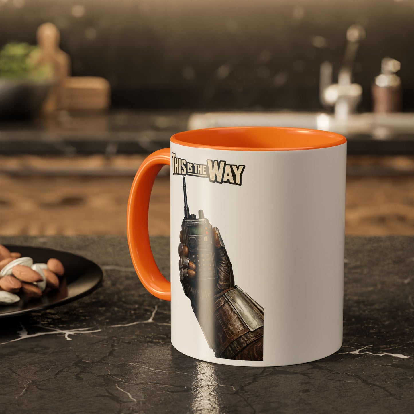 This Is The Way Mug — Mandalorian Radio Hand Coffee Cup (11oz & 15oz)