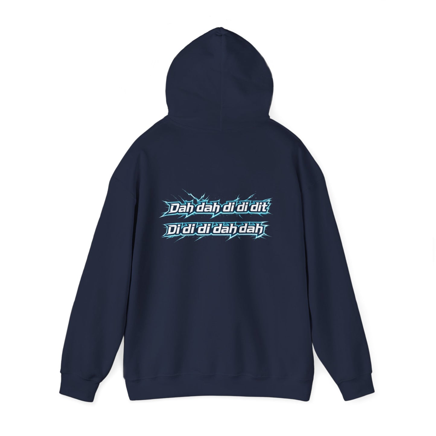 Lyric Bubble Hoodie — 'Dah di dah di dit / Dah dah di dah' Retro Text Sweatshirt