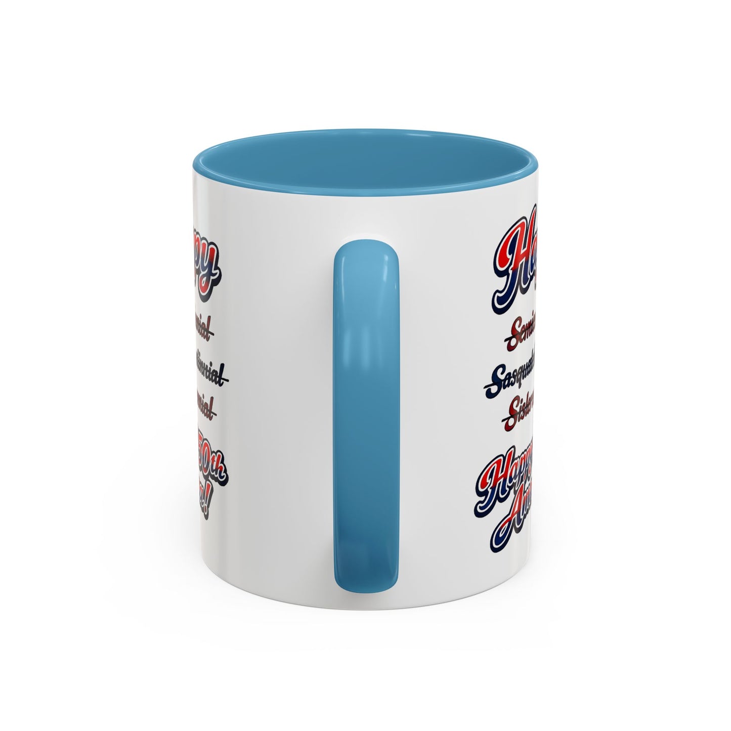 250th America Coffee Mug – "Happy 250th America!" Patriotic Accent Mug