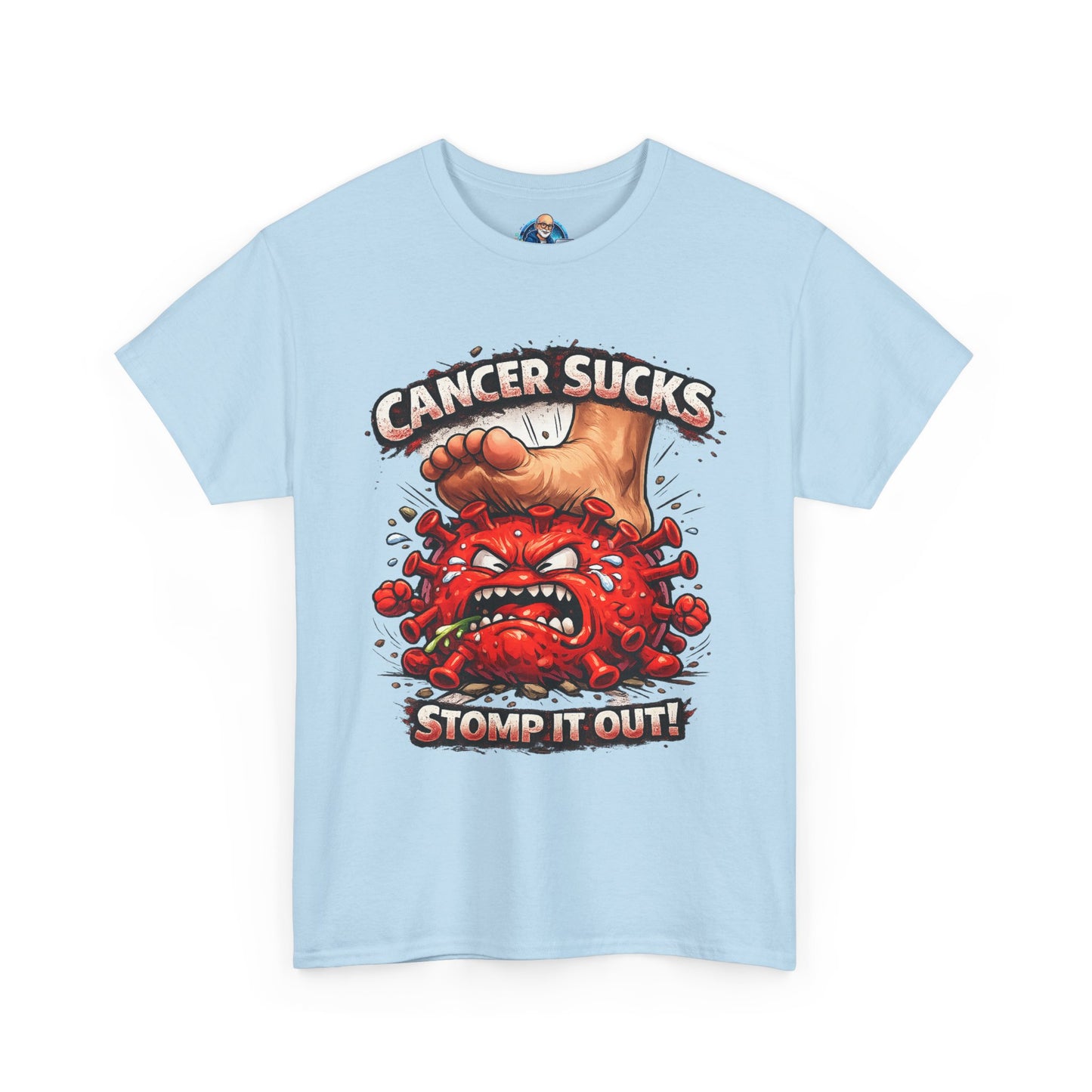 Cancer Sucks Tee — Stomp It Out Cancer Awareness T-Shirt