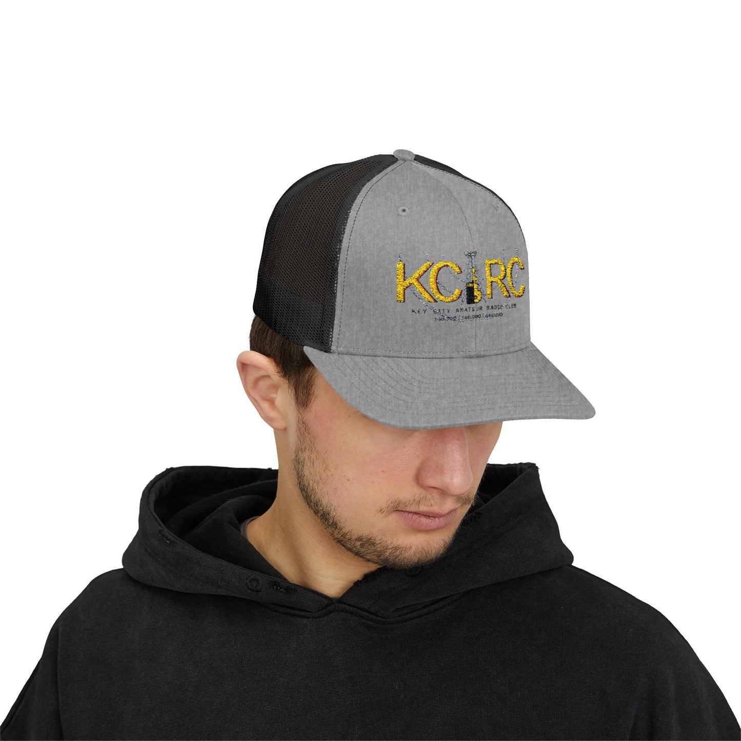 KCARC Embroidered Trucker Hat — Key City Amateur Radio Club Snapback