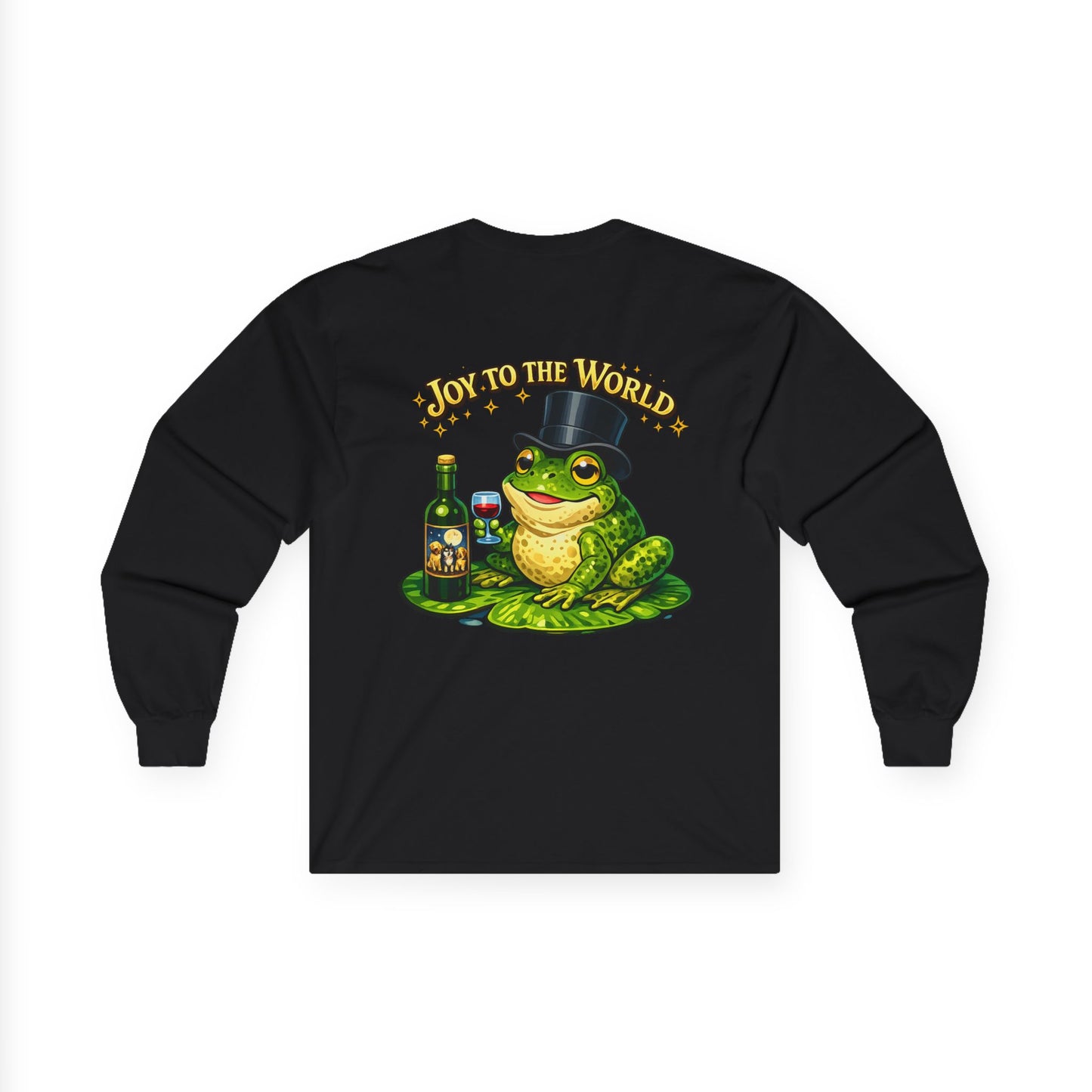 Joy to the World Frog Long Sleeve Tee