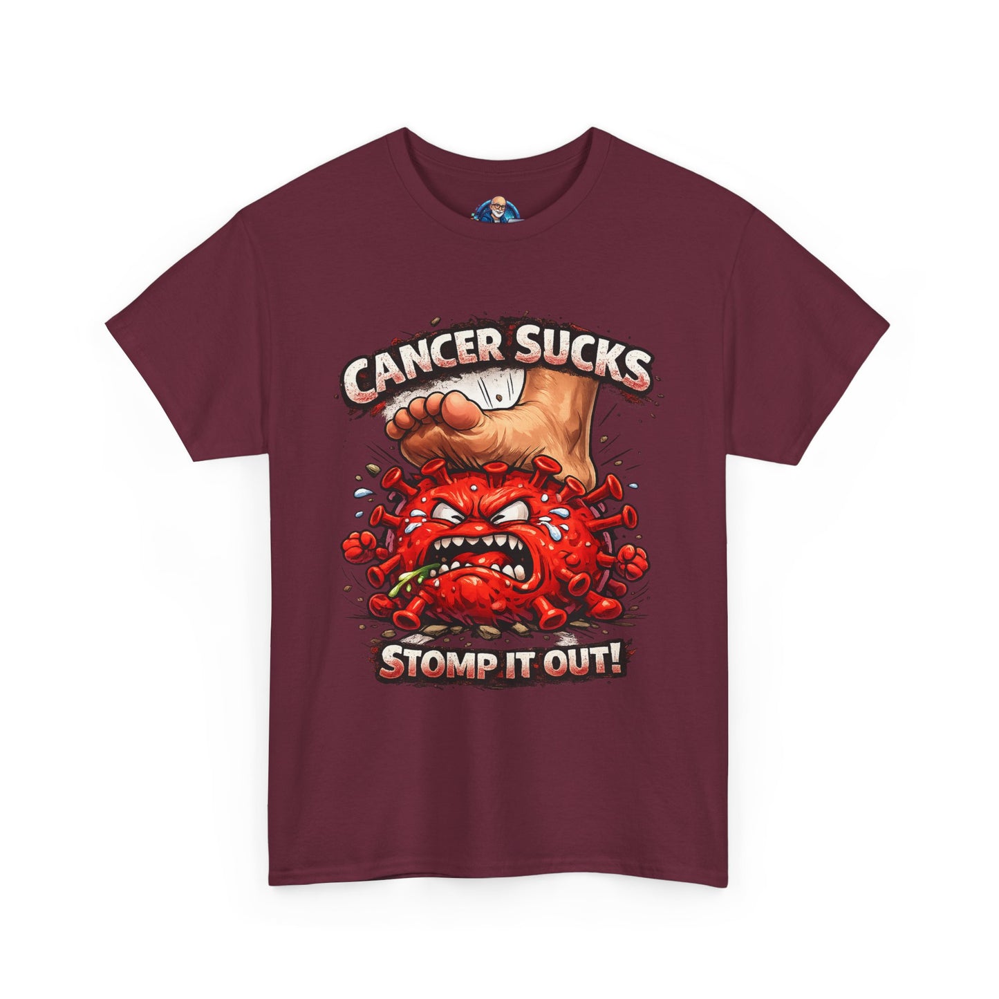 Cancer Sucks Tee — Stomp It Out Cancer Awareness T-Shirt