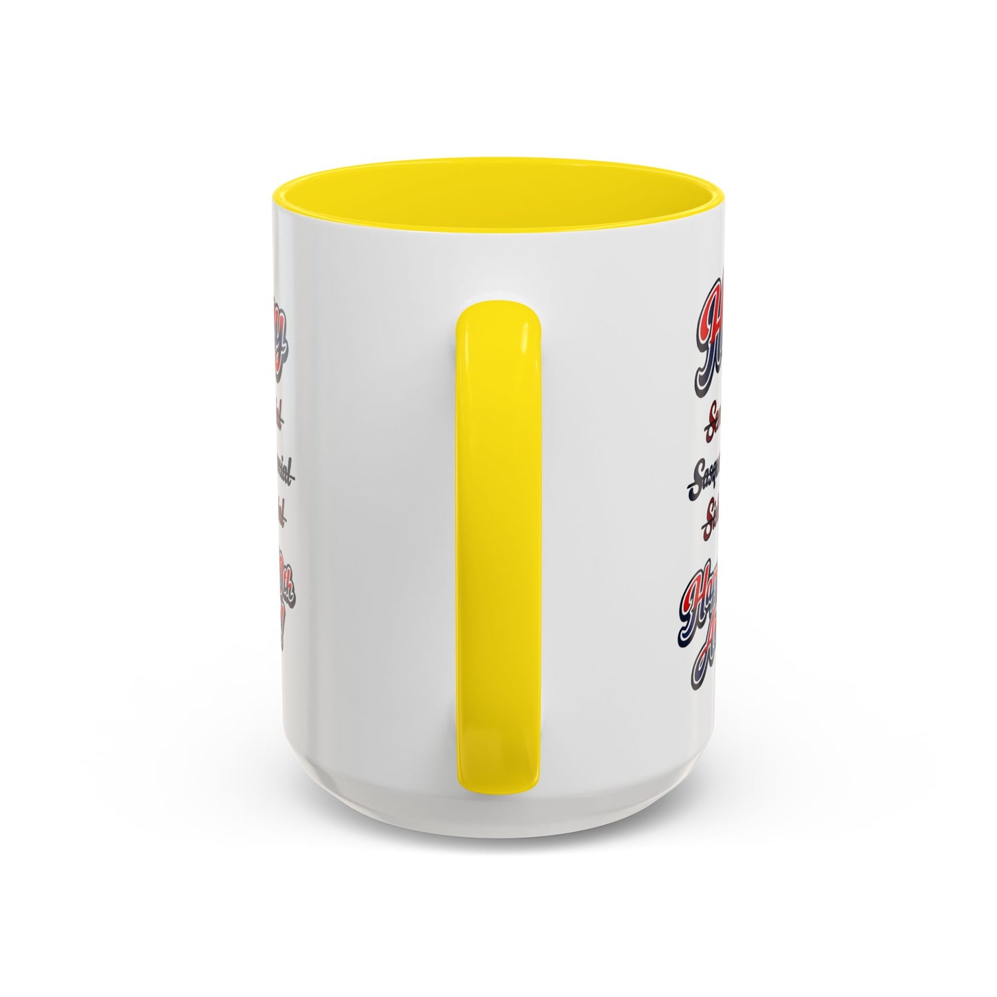 250th America Coffee Mug – "Happy 250th America!" Patriotic Accent Mug