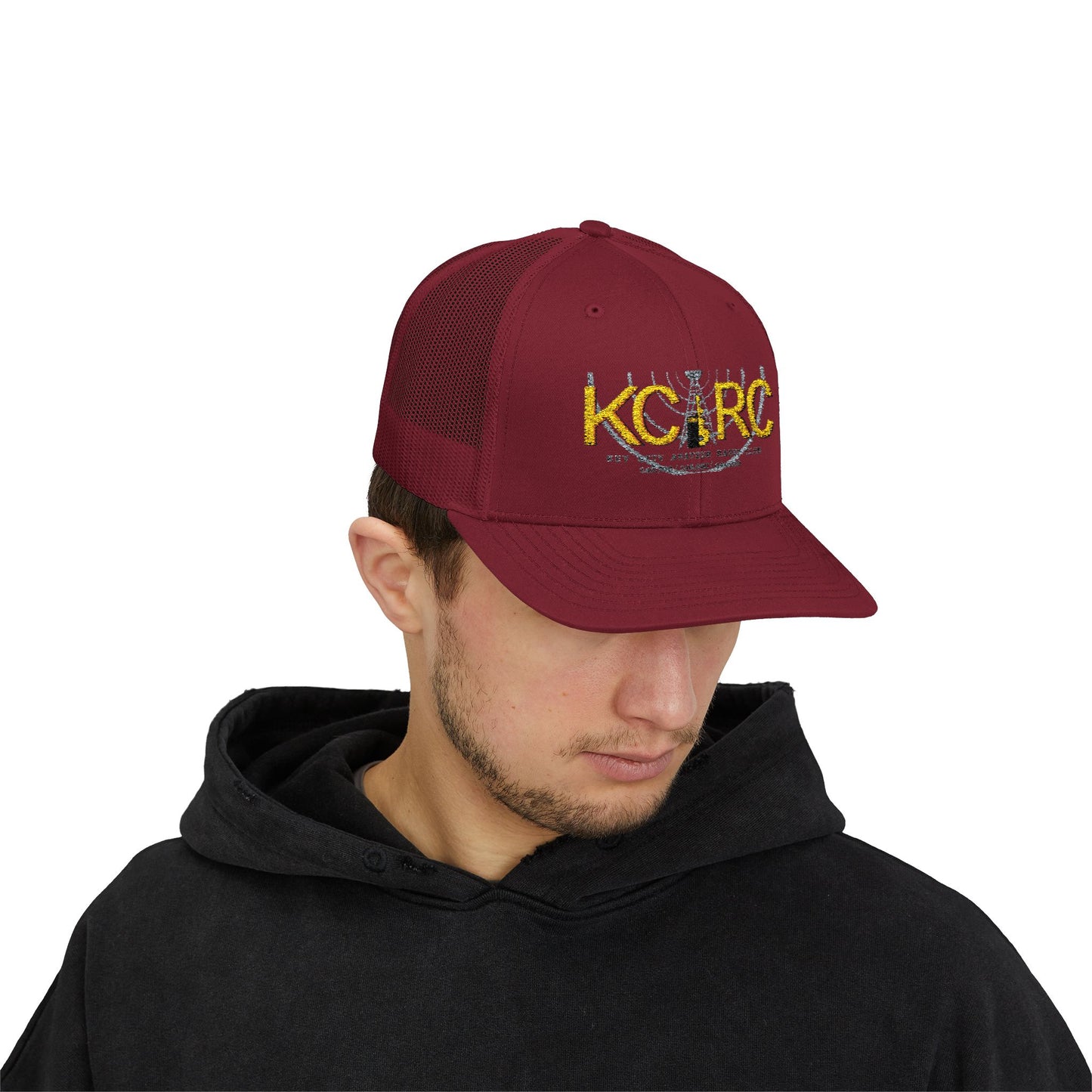 KCARC Embroidered Trucker Hat — Key City Amateur Radio Club Snapback