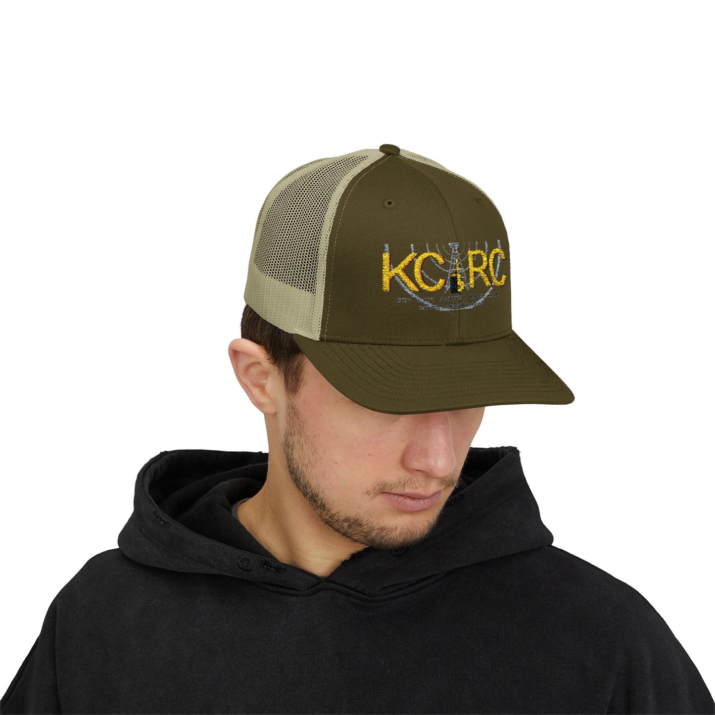 KCARC Embroidered Trucker Hat — Key City Amateur Radio Club Snapback