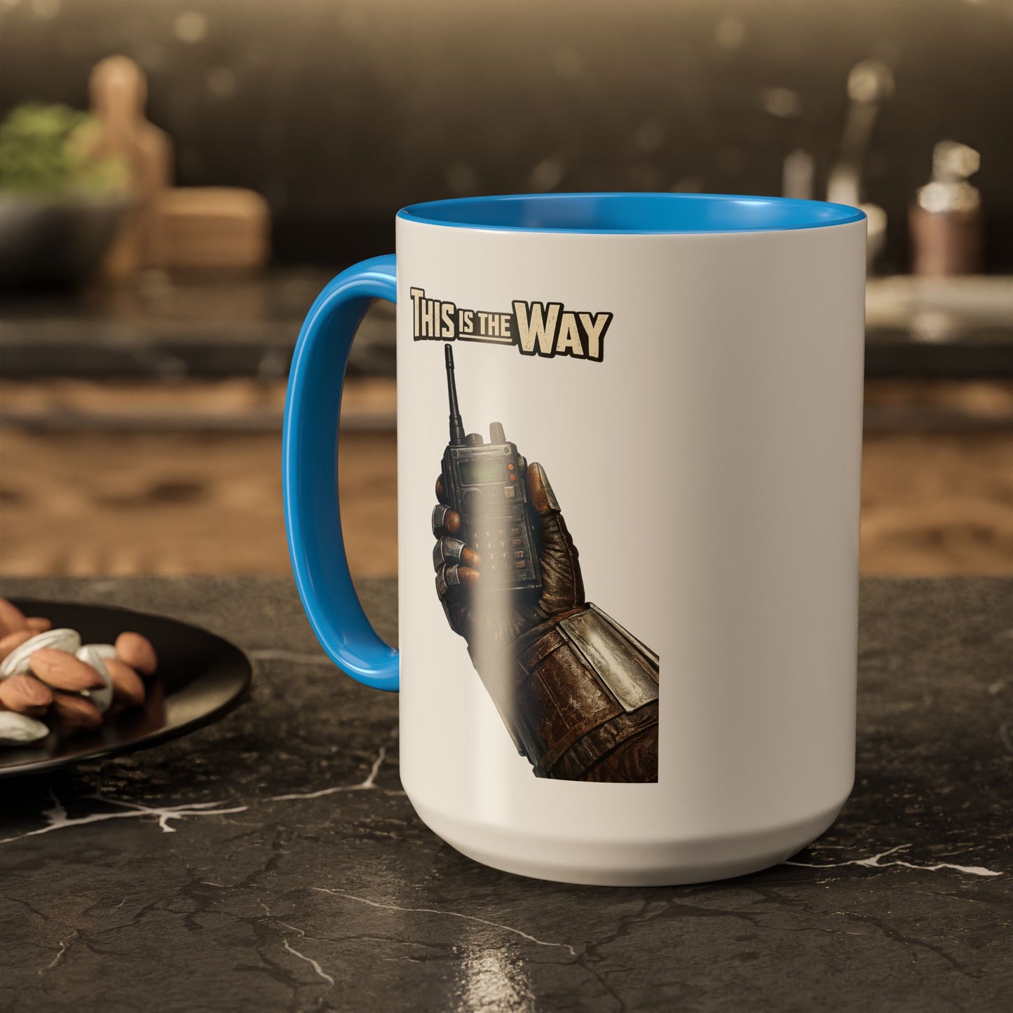 This Is The Way Mug — Mandalorian Radio Hand Coffee Cup (11oz & 15oz)
