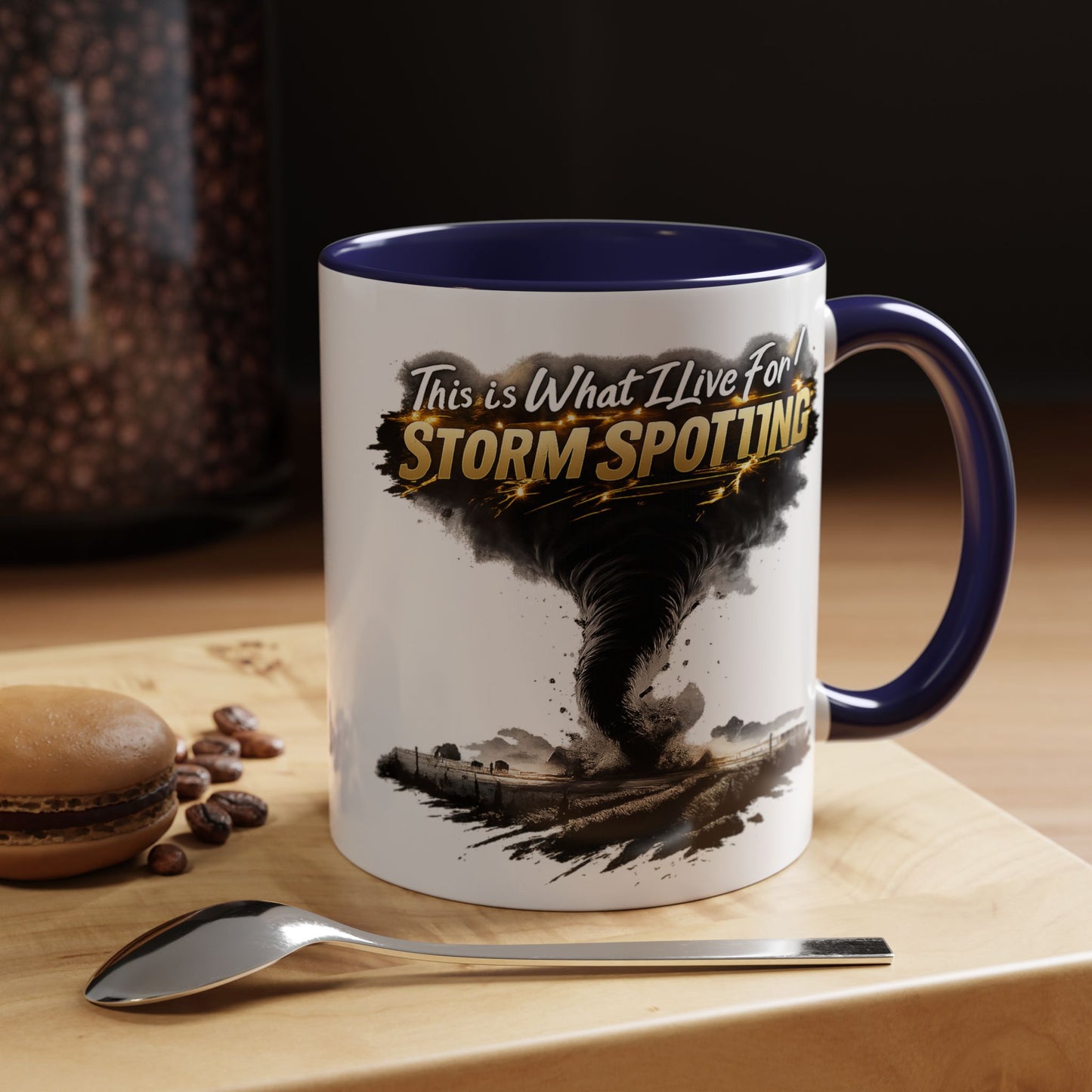 "This Is What I Live For" Storm Spotting Coffee Mug —Tornado Design (11/15oz)