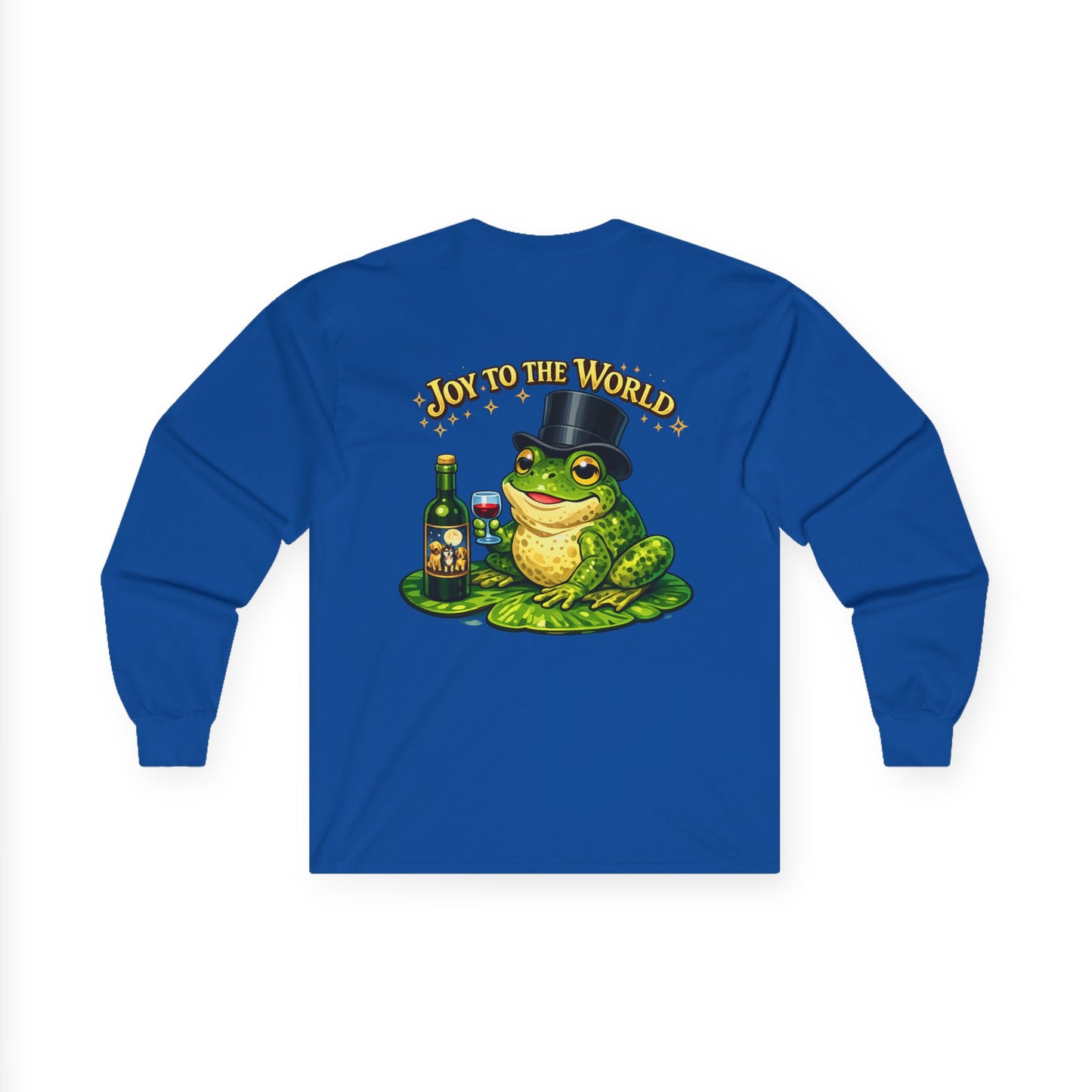 Joy to the World Frog Long Sleeve Tee