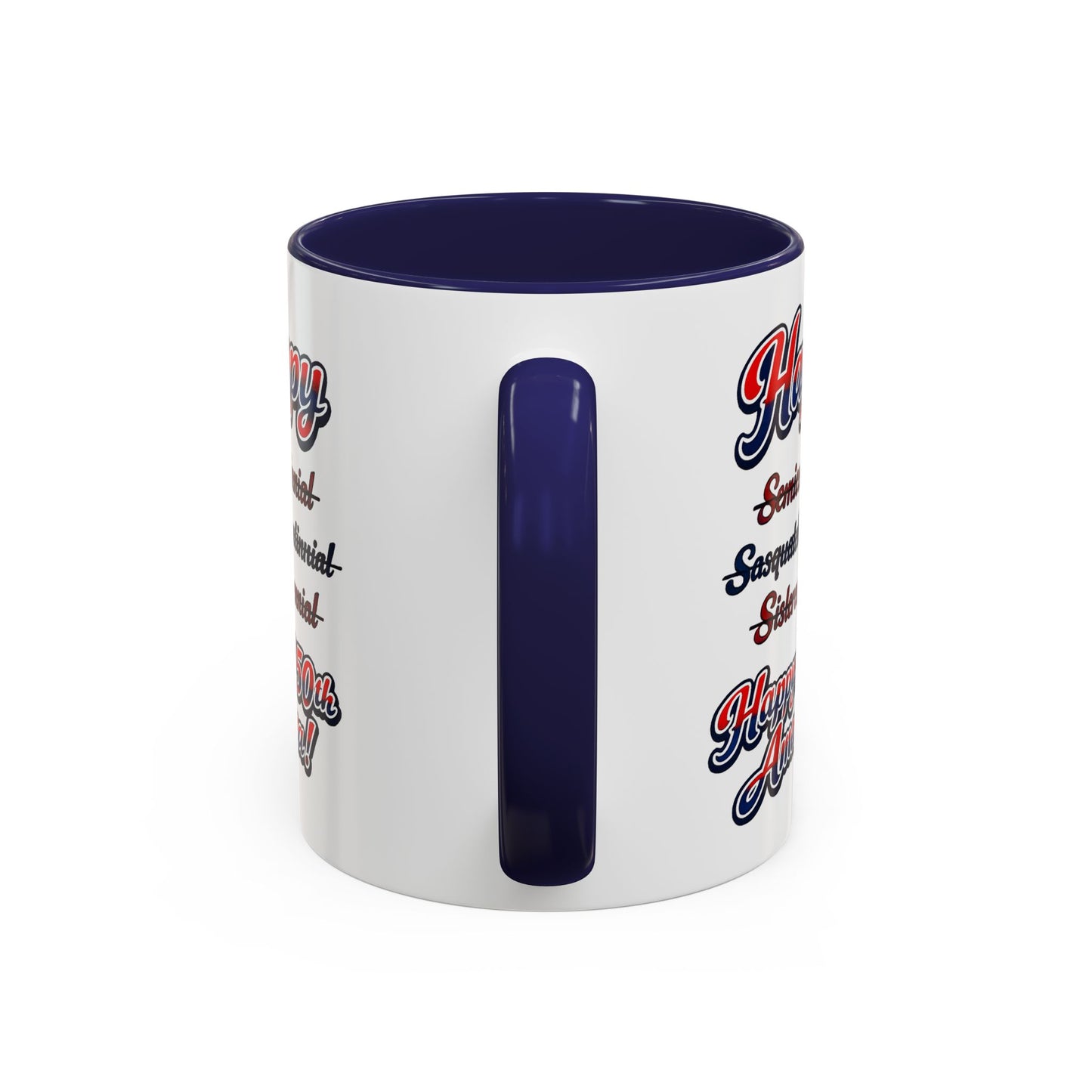250th America Coffee Mug – "Happy 250th America!" Patriotic Accent Mug