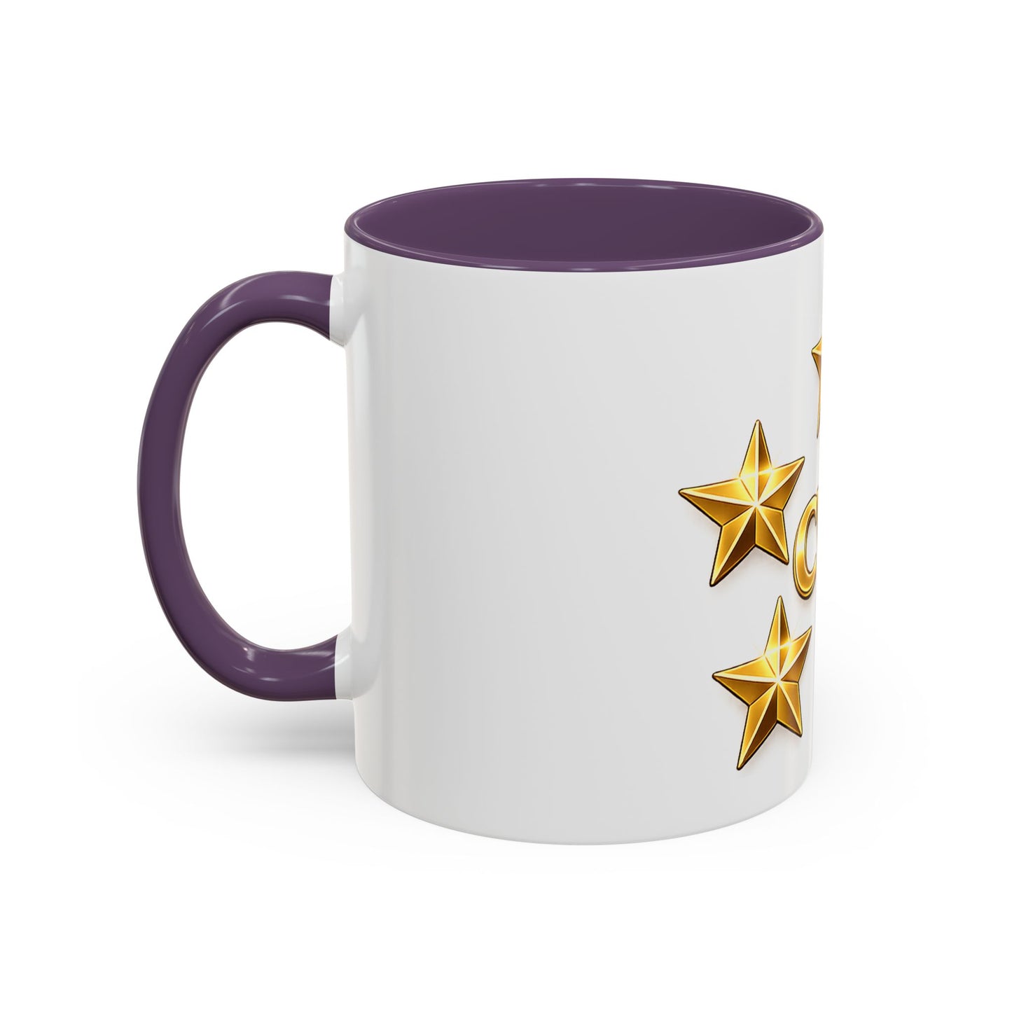 CVE Gold Star Coffee Mug — 11/15oz Accent Ceramic Mug