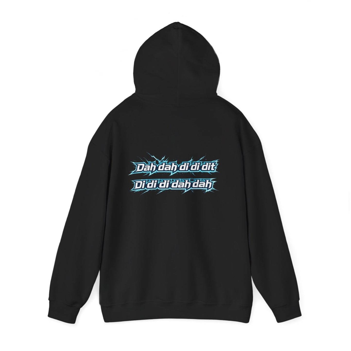 Lyric Bubble Hoodie — 'Dah di dah di dit / Dah dah di dah' Retro Text Sweatshirt