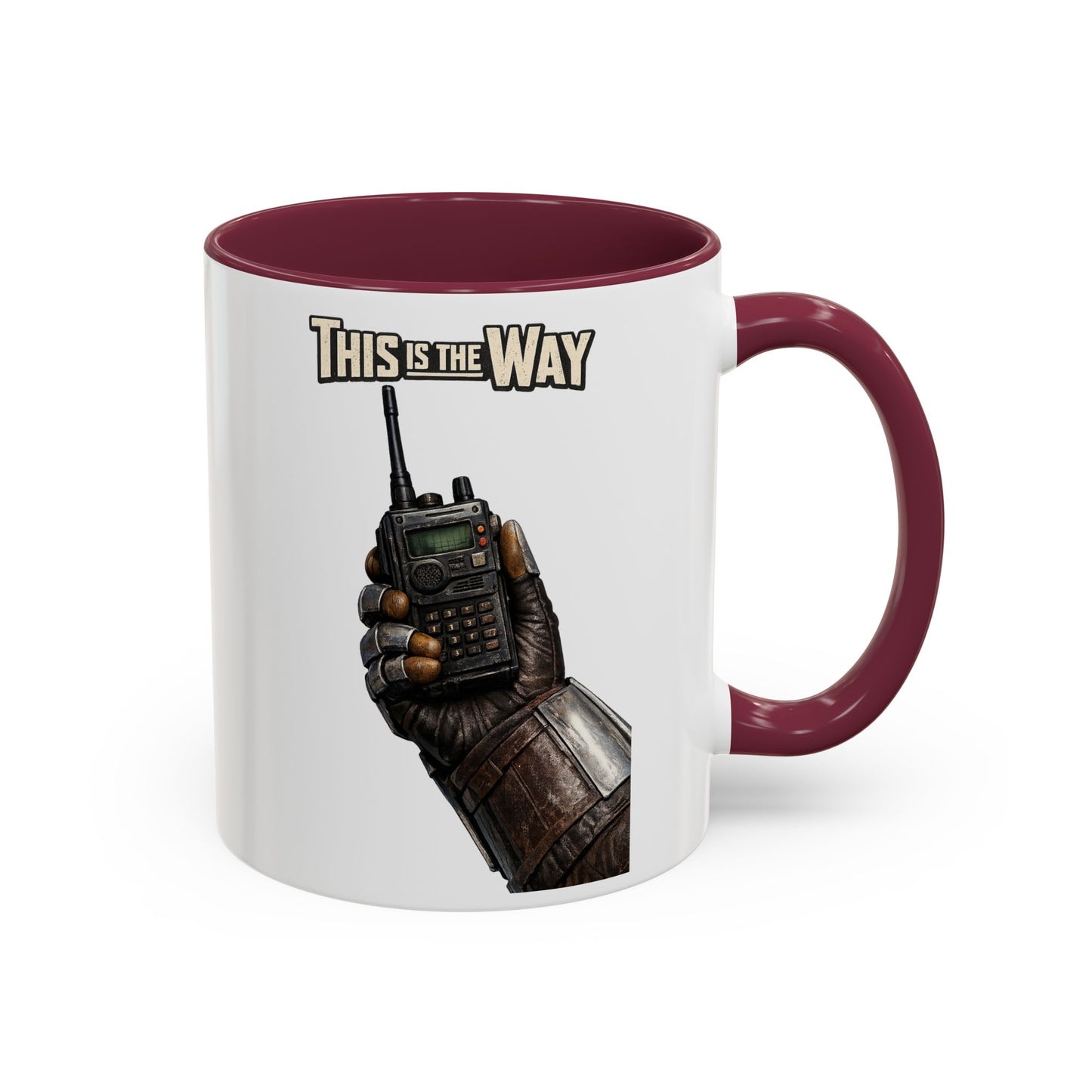 This Is The Way Mug — Mandalorian Radio Hand Coffee Cup (11oz & 15oz)