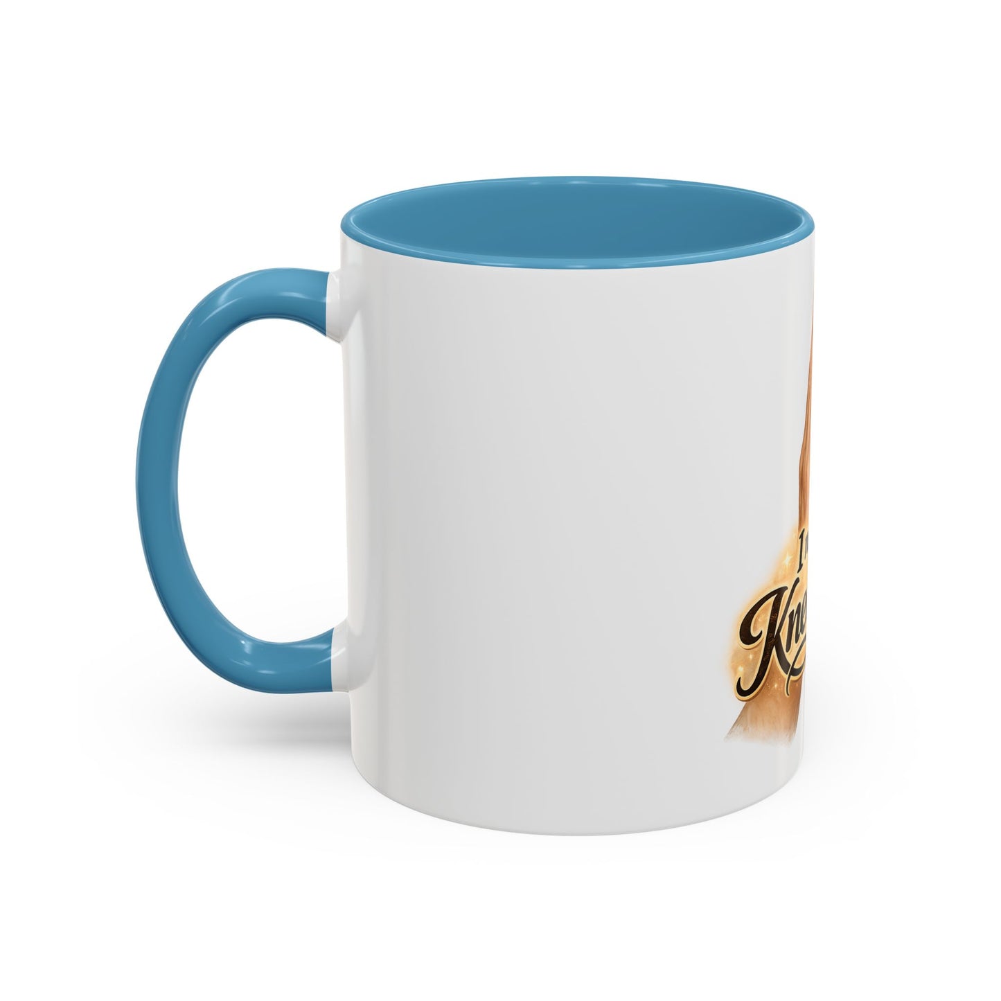 I Need My Knee Time Prayer Coffee Mug — Religious Prayer Hands Accent Mug