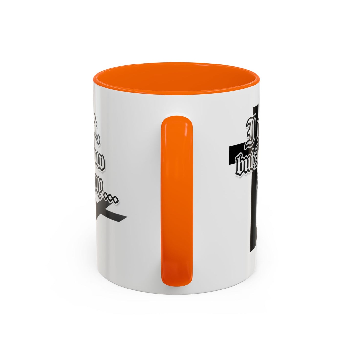 I Can't But I Know A Guy - Accent Coffee Mug (Funny Mechanic/Handyman Gift)