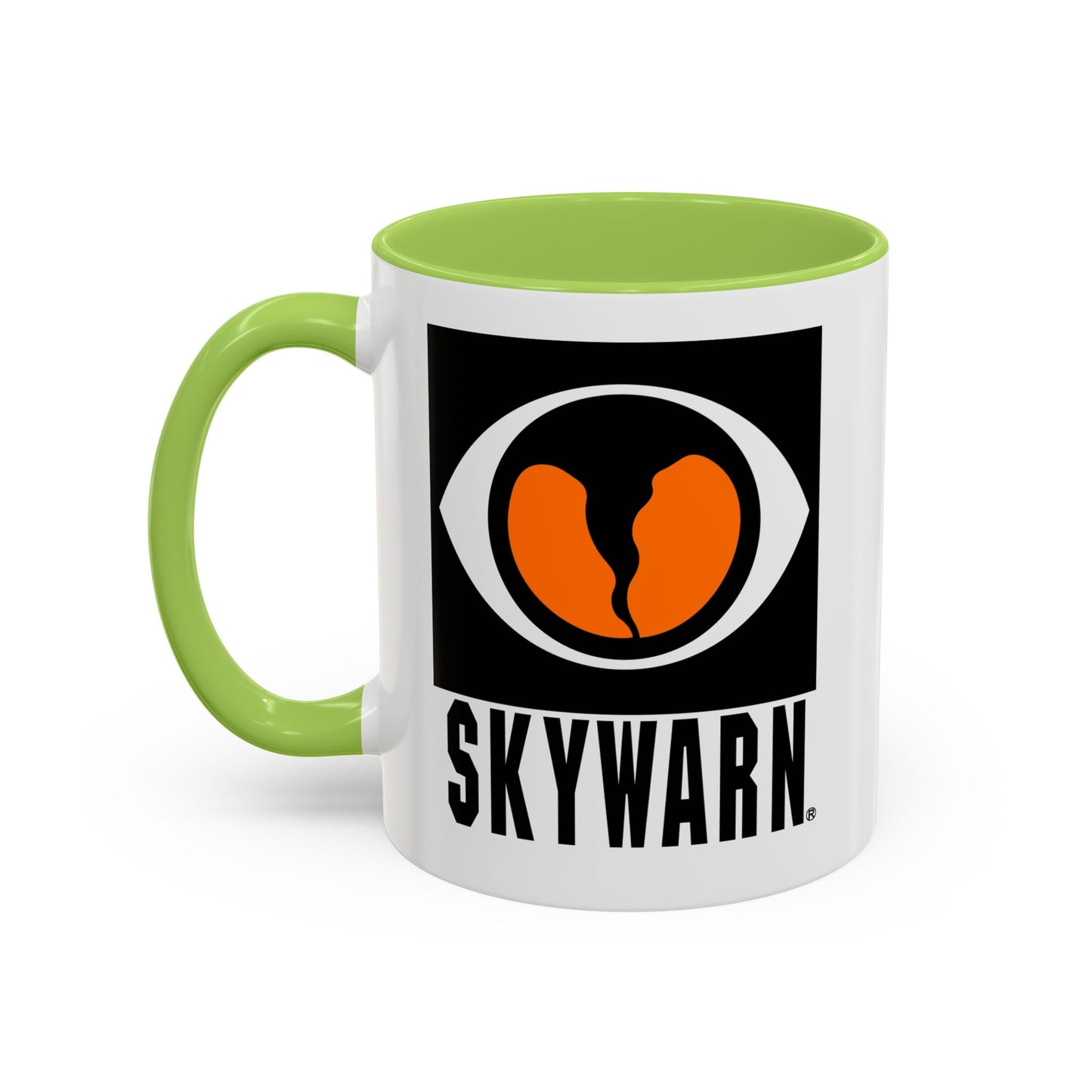 Skywarn Logo Accent Coffee Mug – Storm Spotter Weather Enthusiast Gift 11oz or 15oz