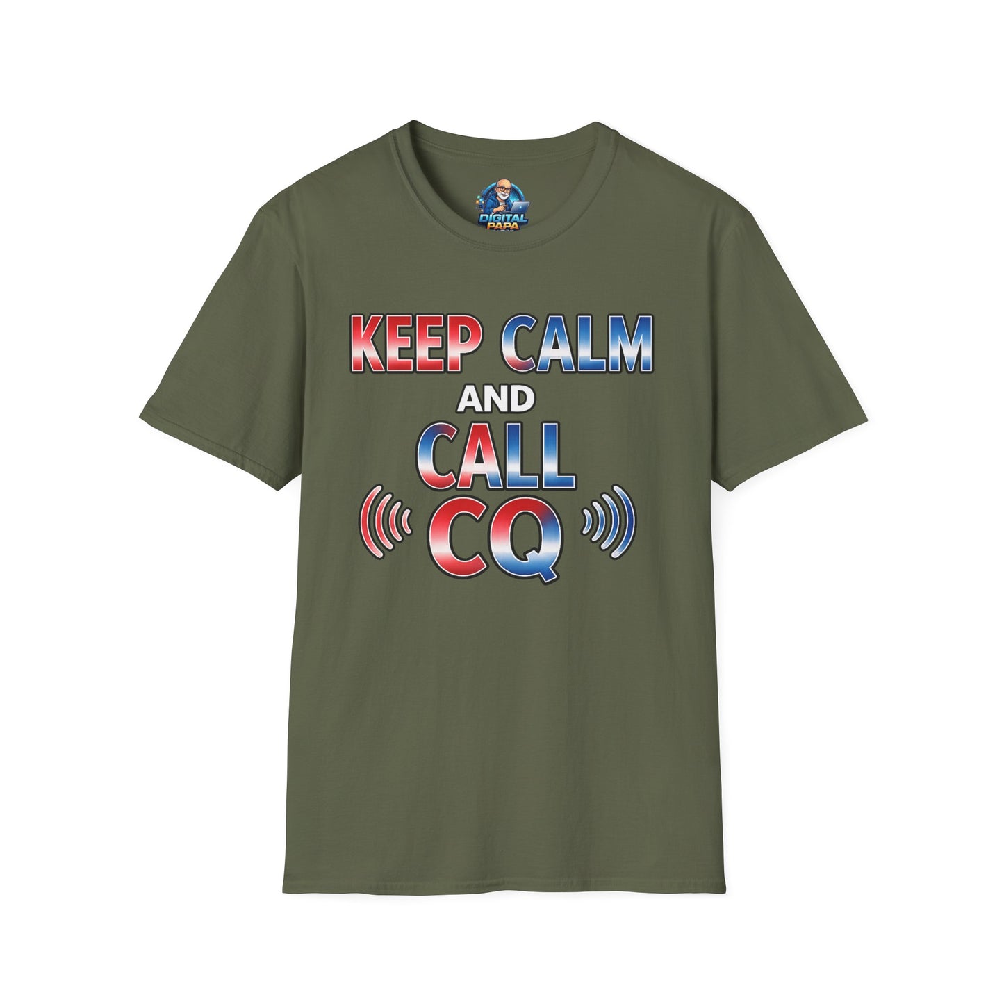 Keep Calm and Call CQ T-Shirt – Amateur Radio / Ham Operator Tee