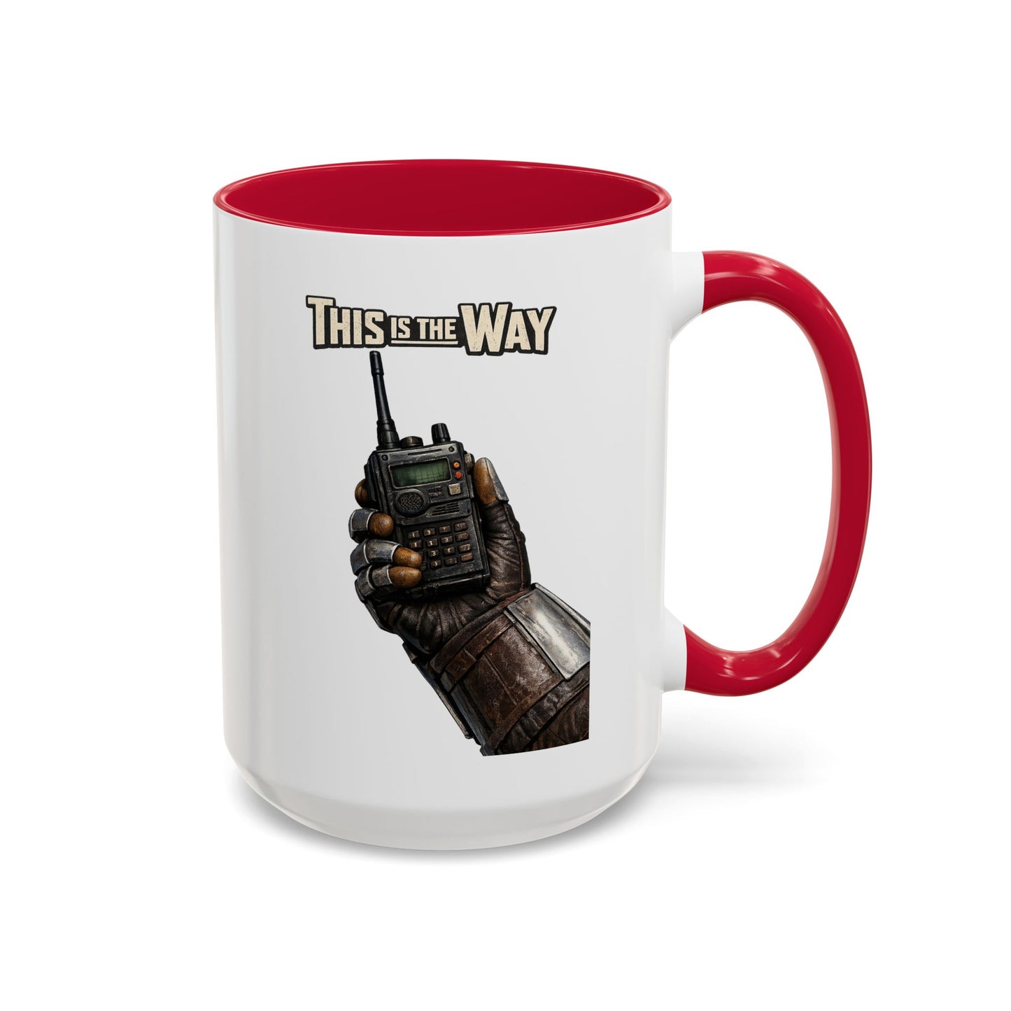 This Is The Way Mug — Mandalorian Radio Hand Coffee Cup (11oz & 15oz)