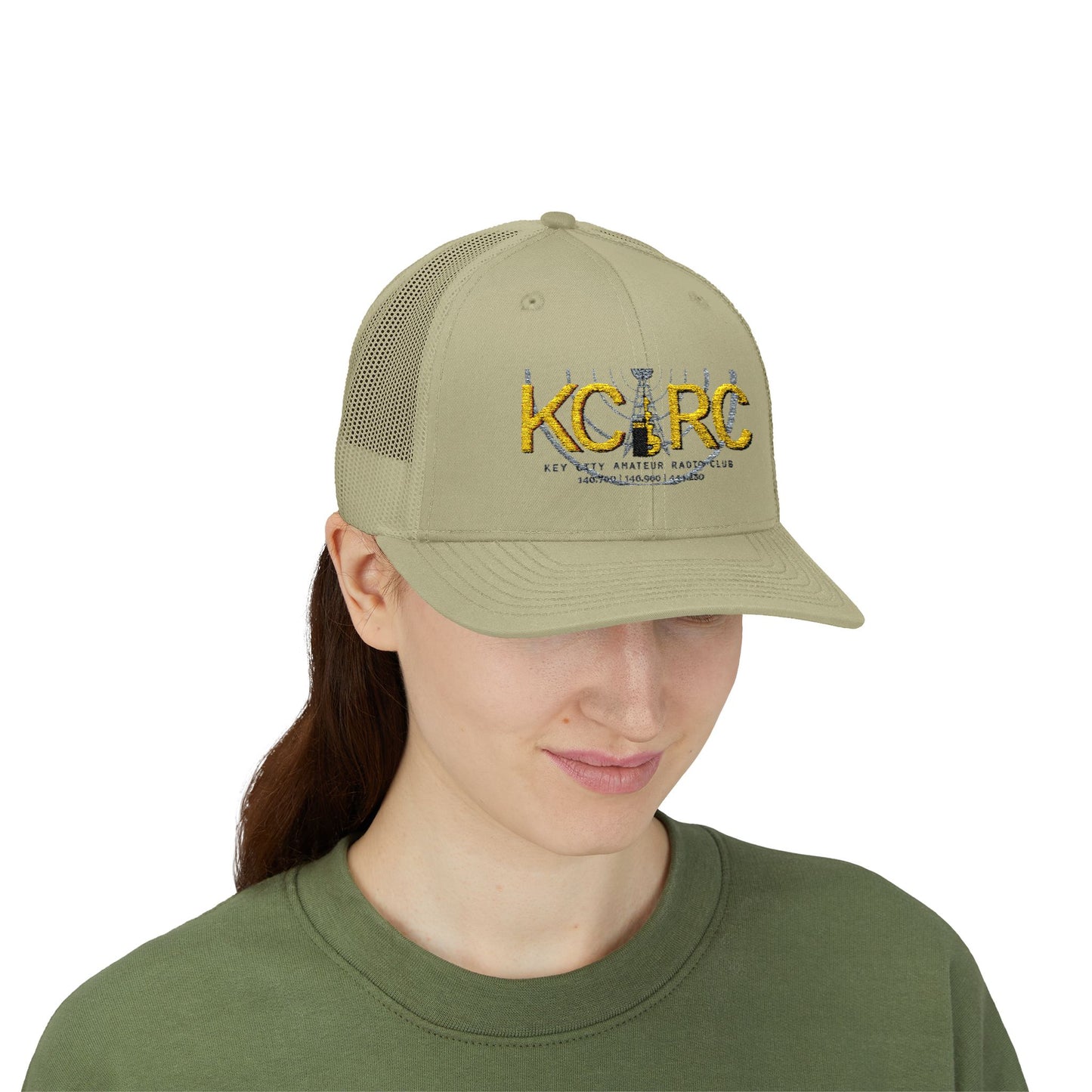 KCARC Embroidered Trucker Hat — Key City Amateur Radio Club Snapback