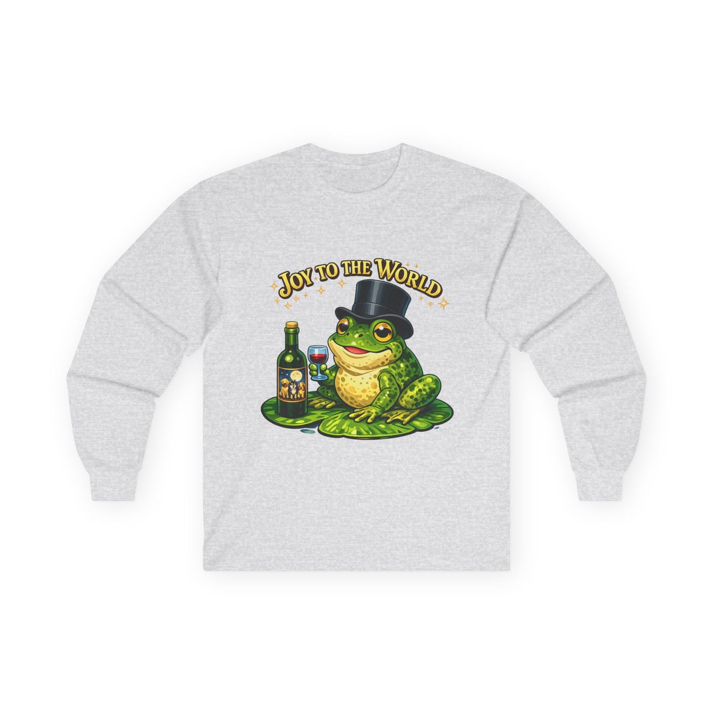 Joy to the World Frog Long Sleeve Tee