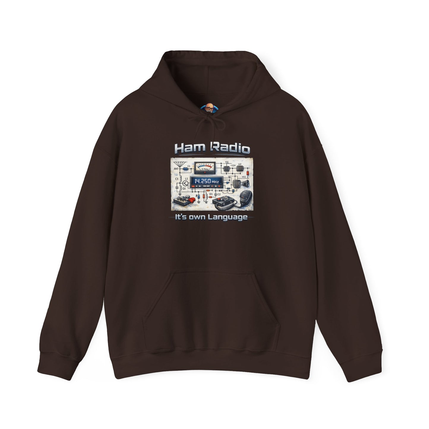 "Ham Radio: It's Our Language" Pullover for Amateur Radio Enthusiasts