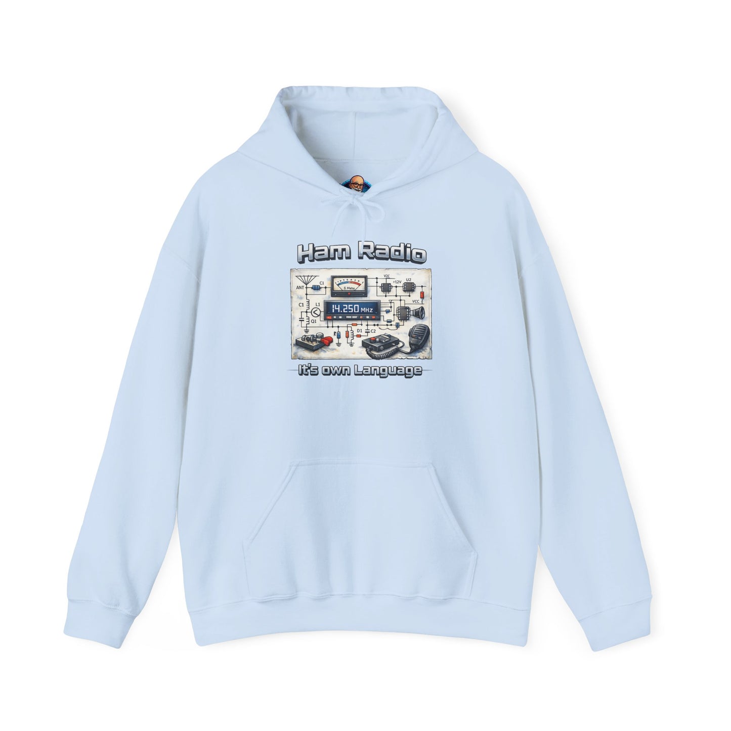 "Ham Radio: It's Our Language" Pullover for Amateur Radio Enthusiasts