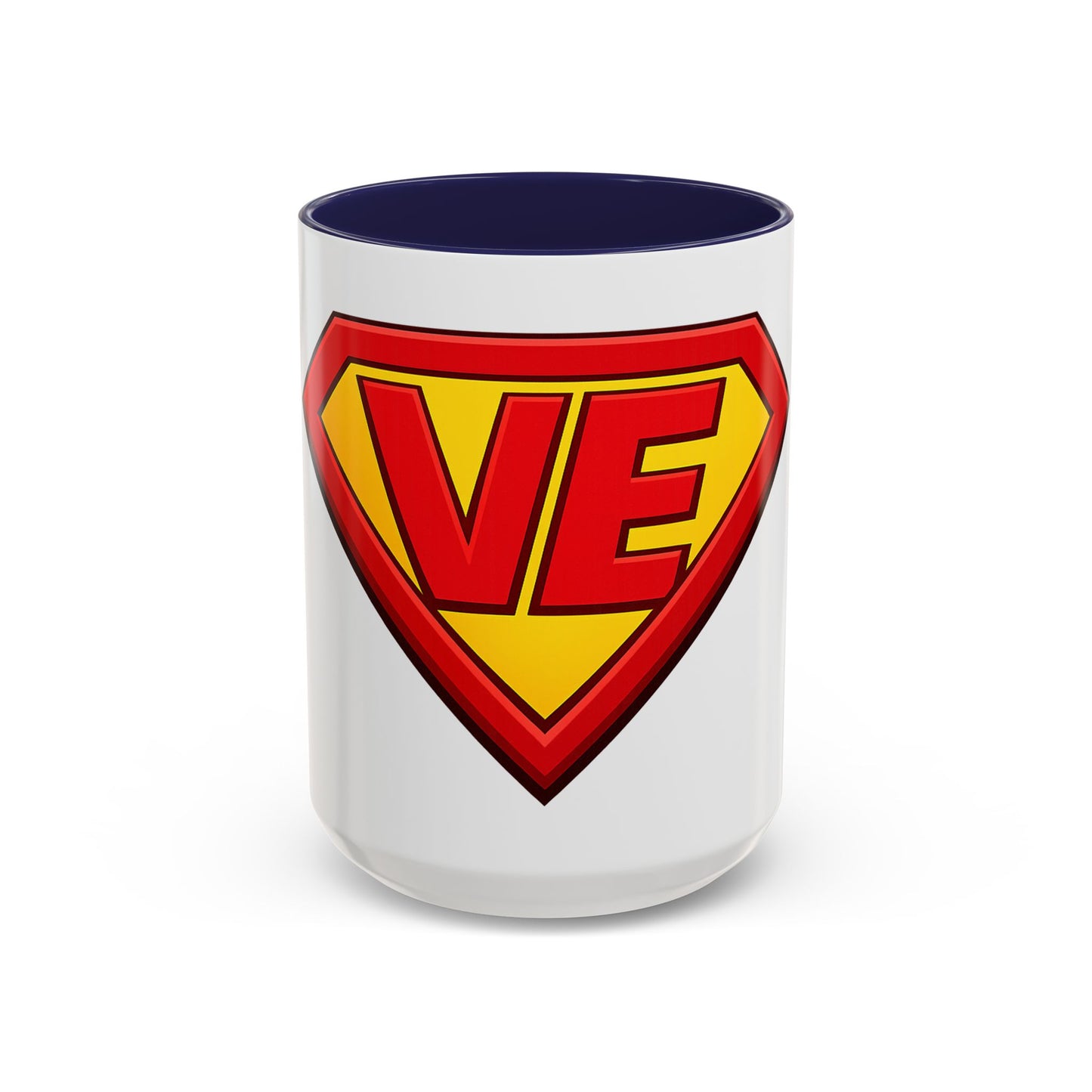Volunteer Examiner Coffee Mug — Retro Superhero Design (11/15oz)