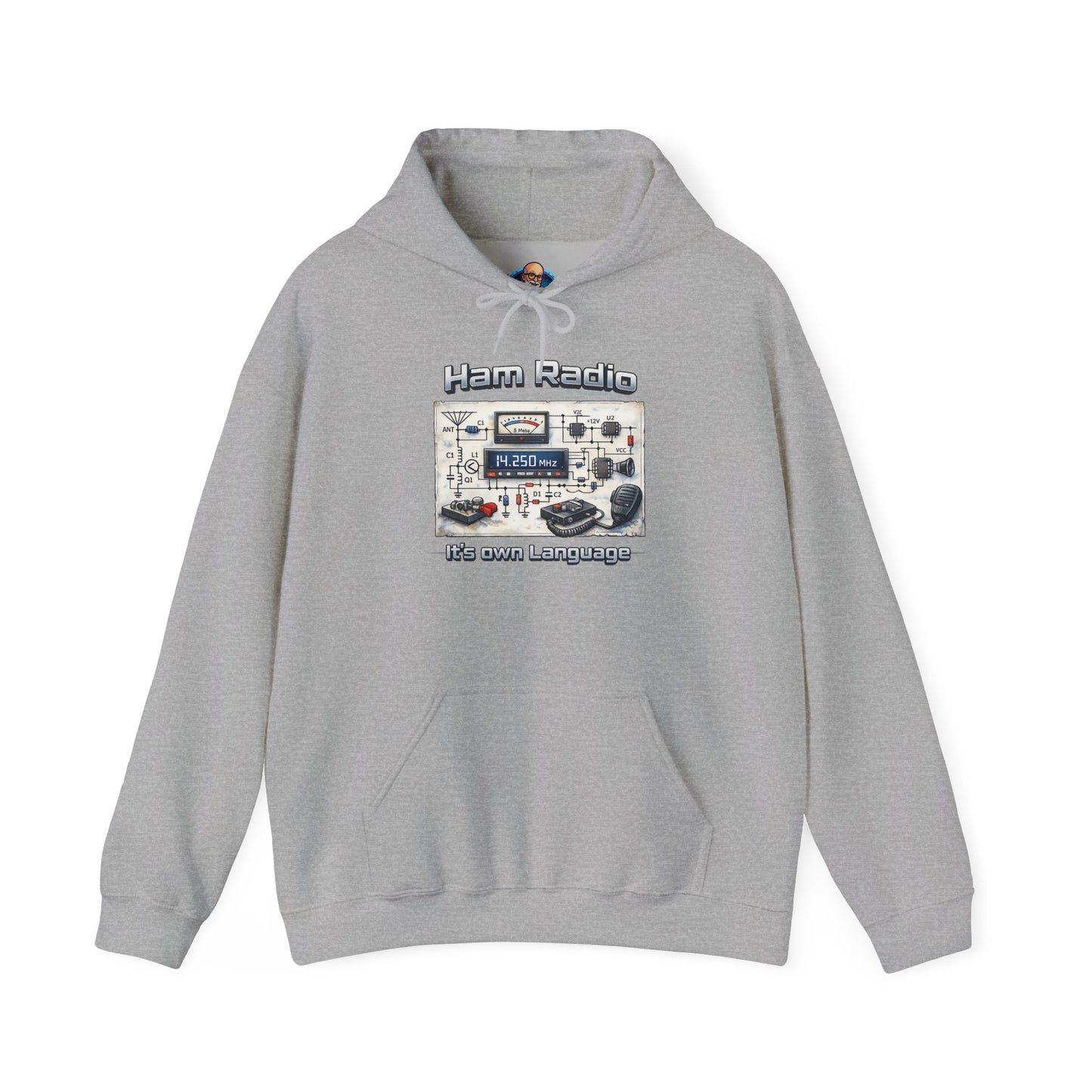 "Ham Radio: It's Our Language" Pullover for Amateur Radio Enthusiasts