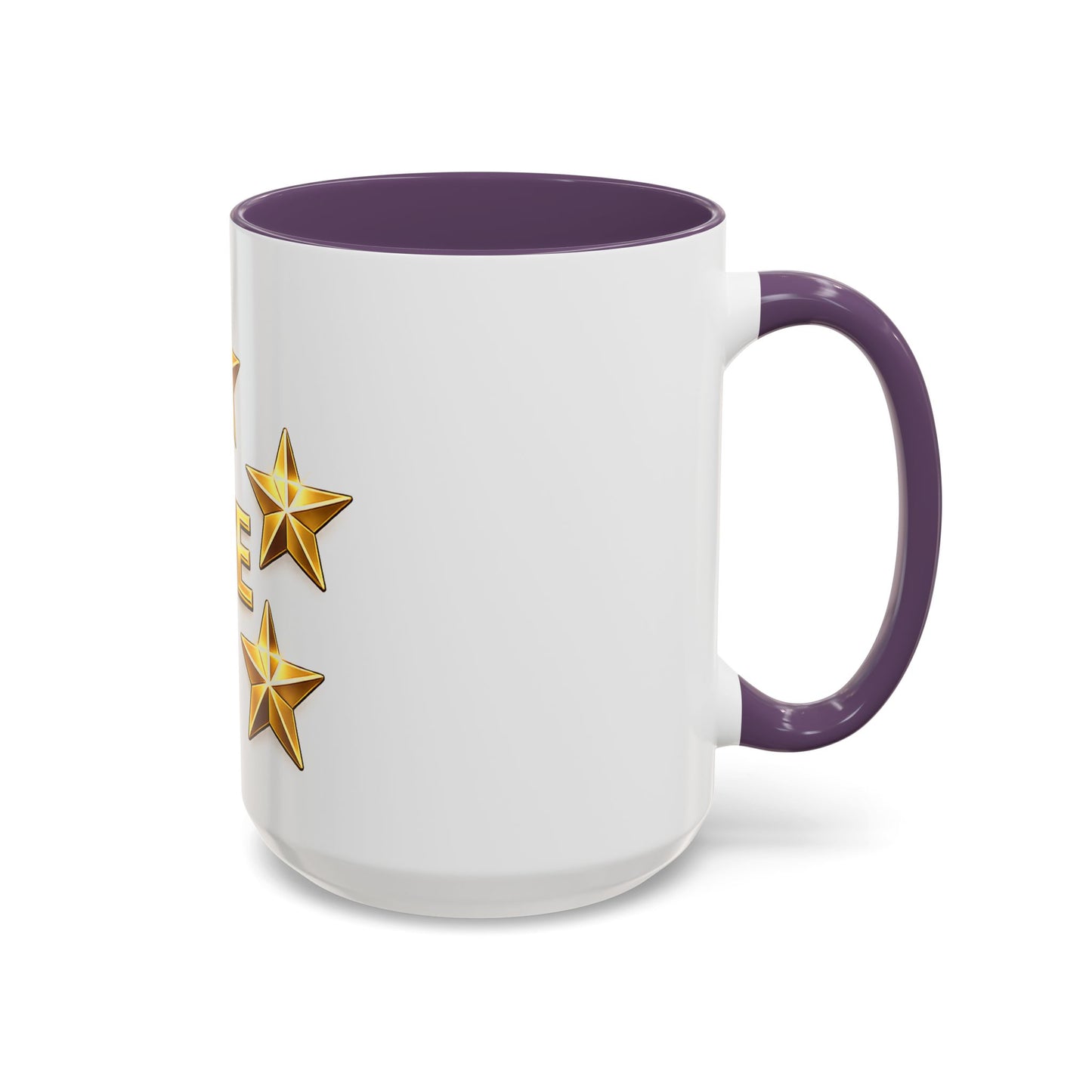CVE Gold Star Coffee Mug — 11/15oz Accent Ceramic Mug