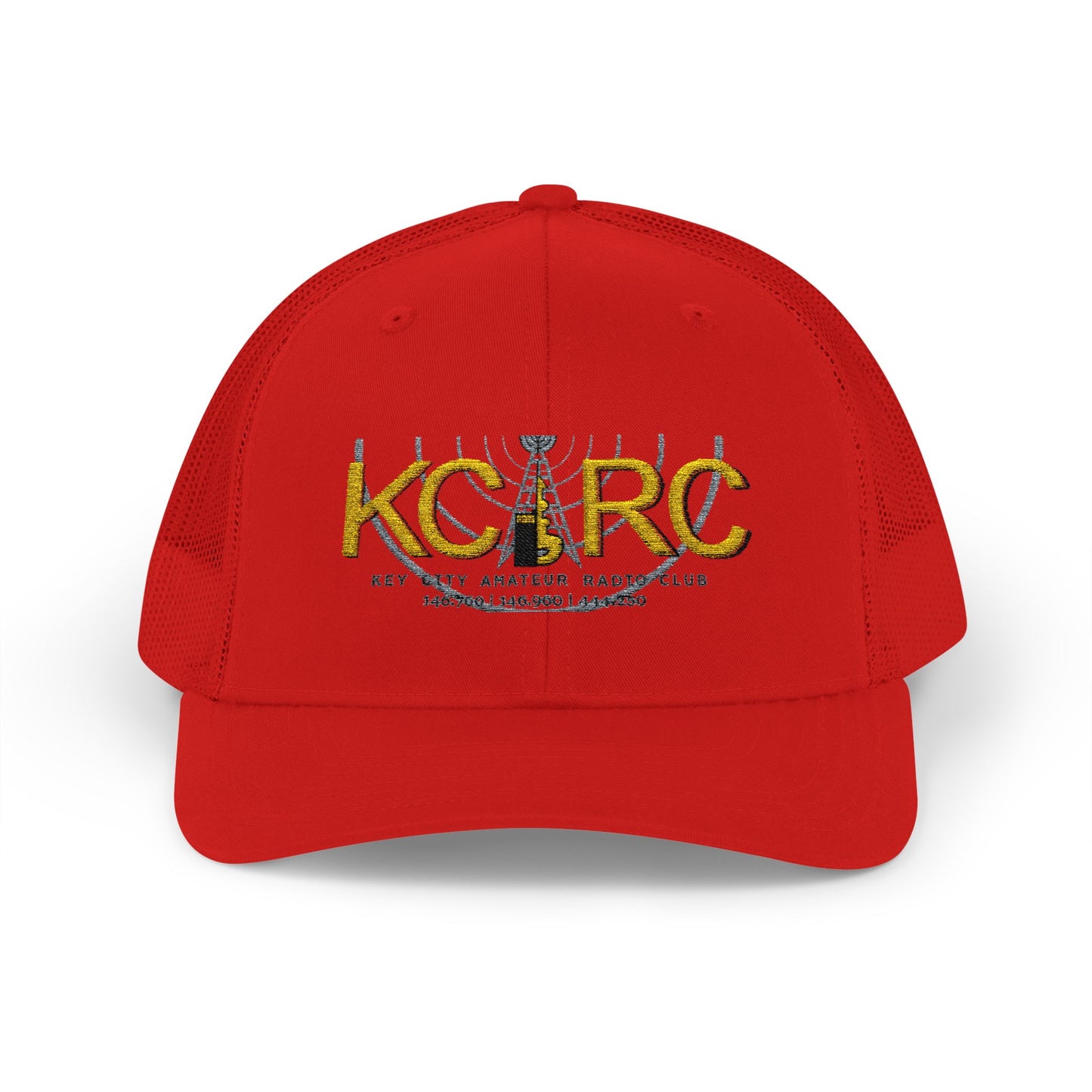KCARC Embroidered Trucker Hat — Key City Amateur Radio Club Snapback