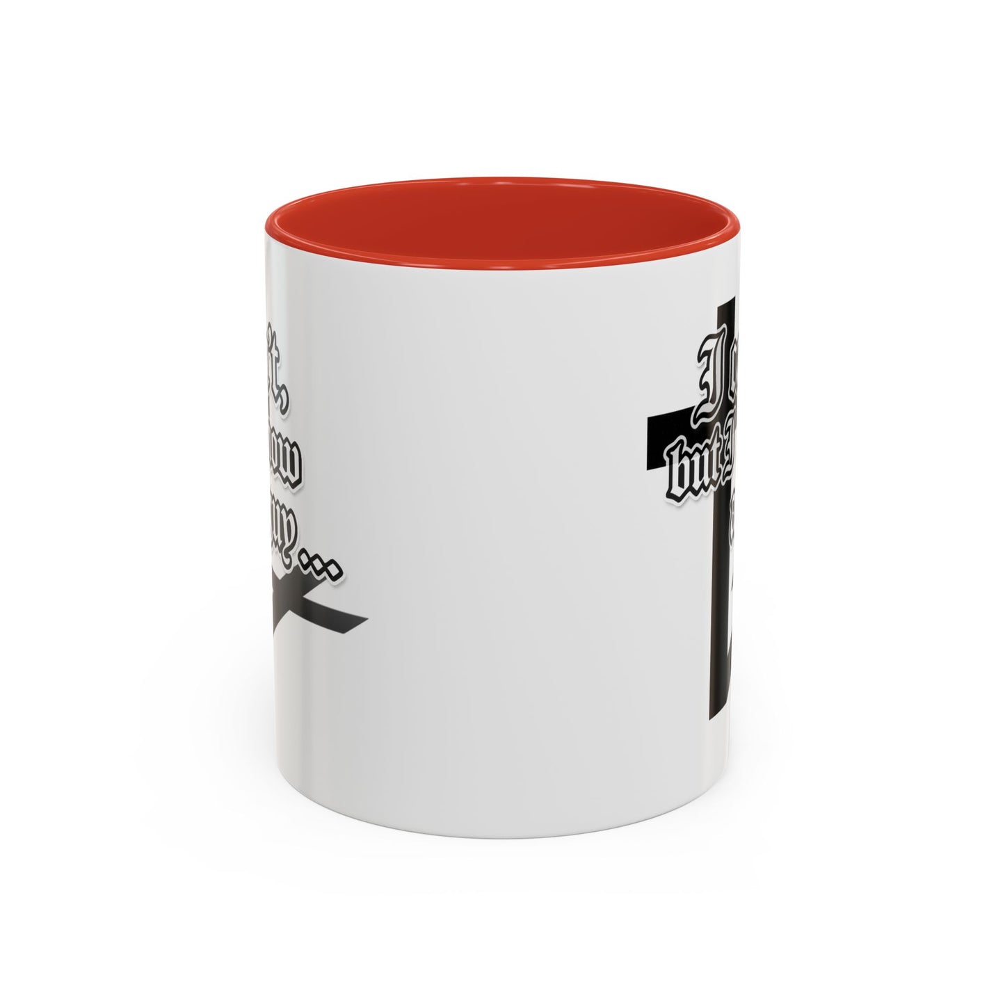 I Can't But I Know A Guy - Accent Coffee Mug (Funny Mechanic/Handyman Gift)