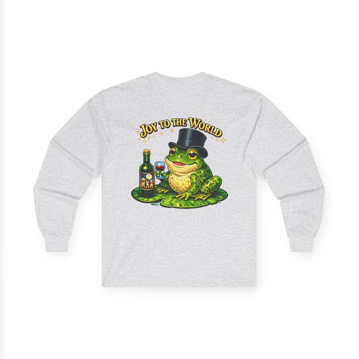 Joy to the World Frog Long Sleeve Tee