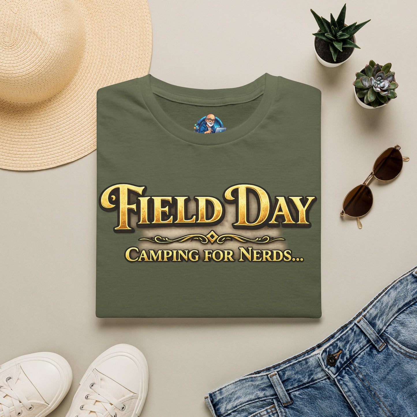 Field Day Camping for Nerds - Tee