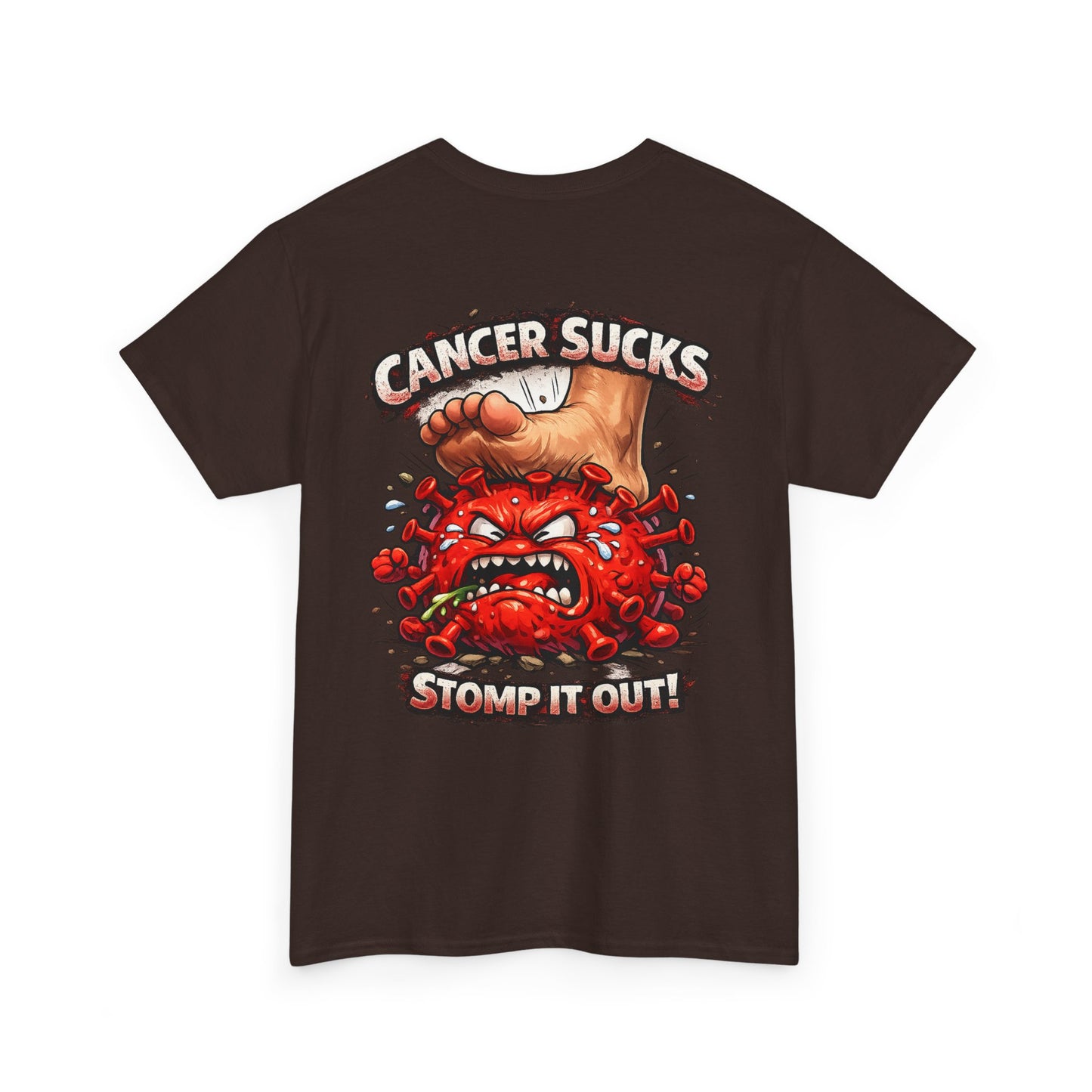 Cancer Sucks Tee — Stomp It Out Cancer Awareness T-Shirt