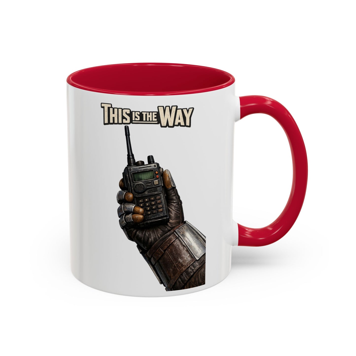 This Is The Way Mug — Mandalorian Radio Hand Coffee Cup (11oz & 15oz)